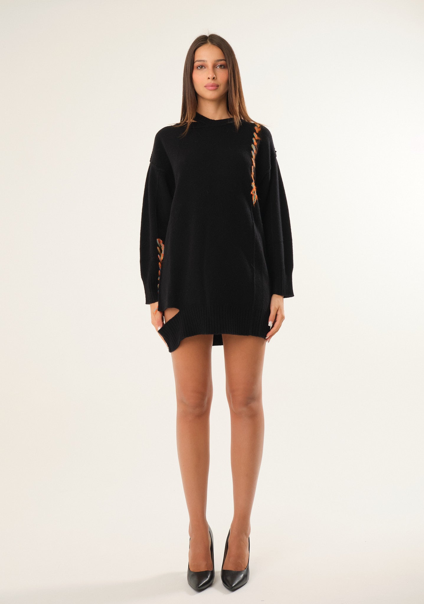 Abito over con cut out