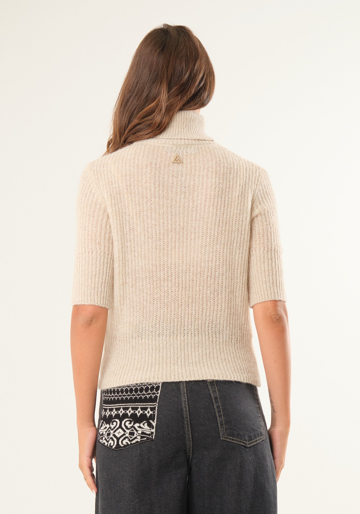 Maglia lupetto a collo alto