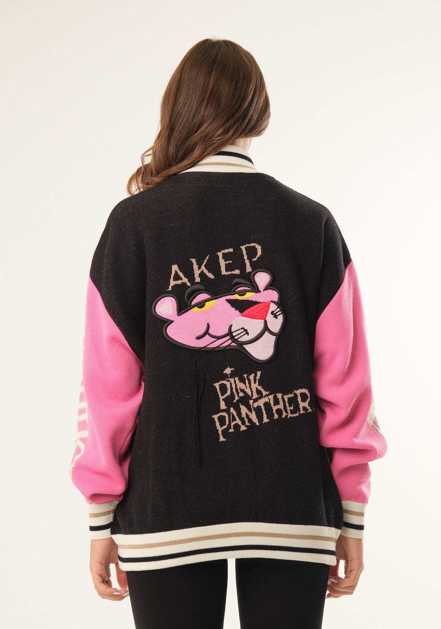 Bomber in jacquard piquet