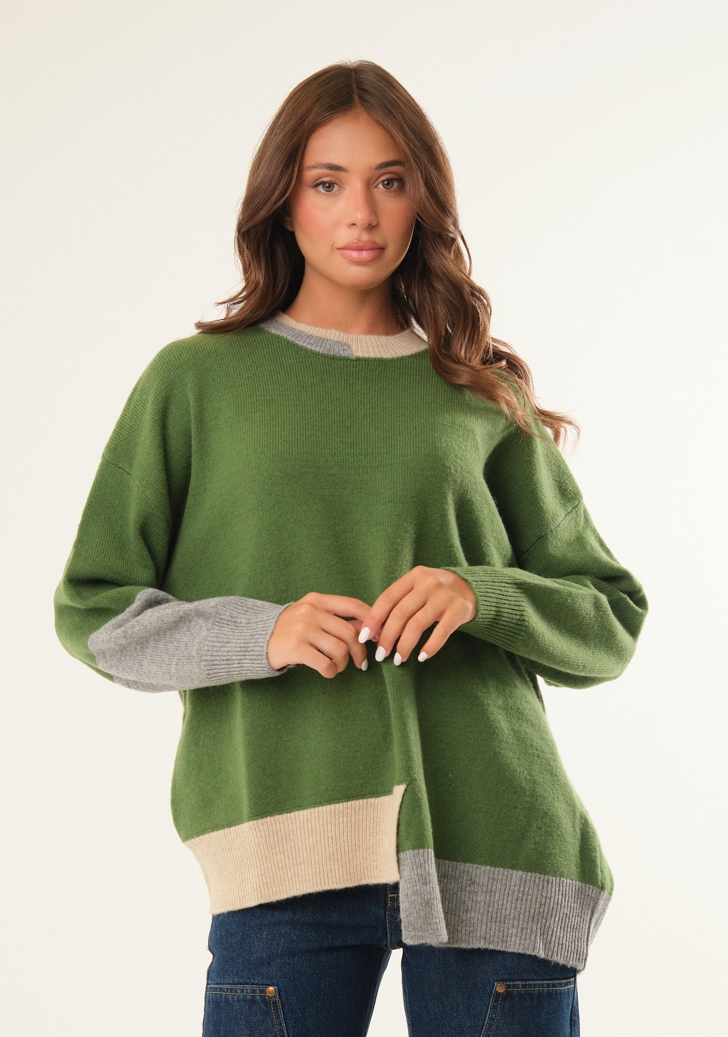 Maglione asimmetrico
