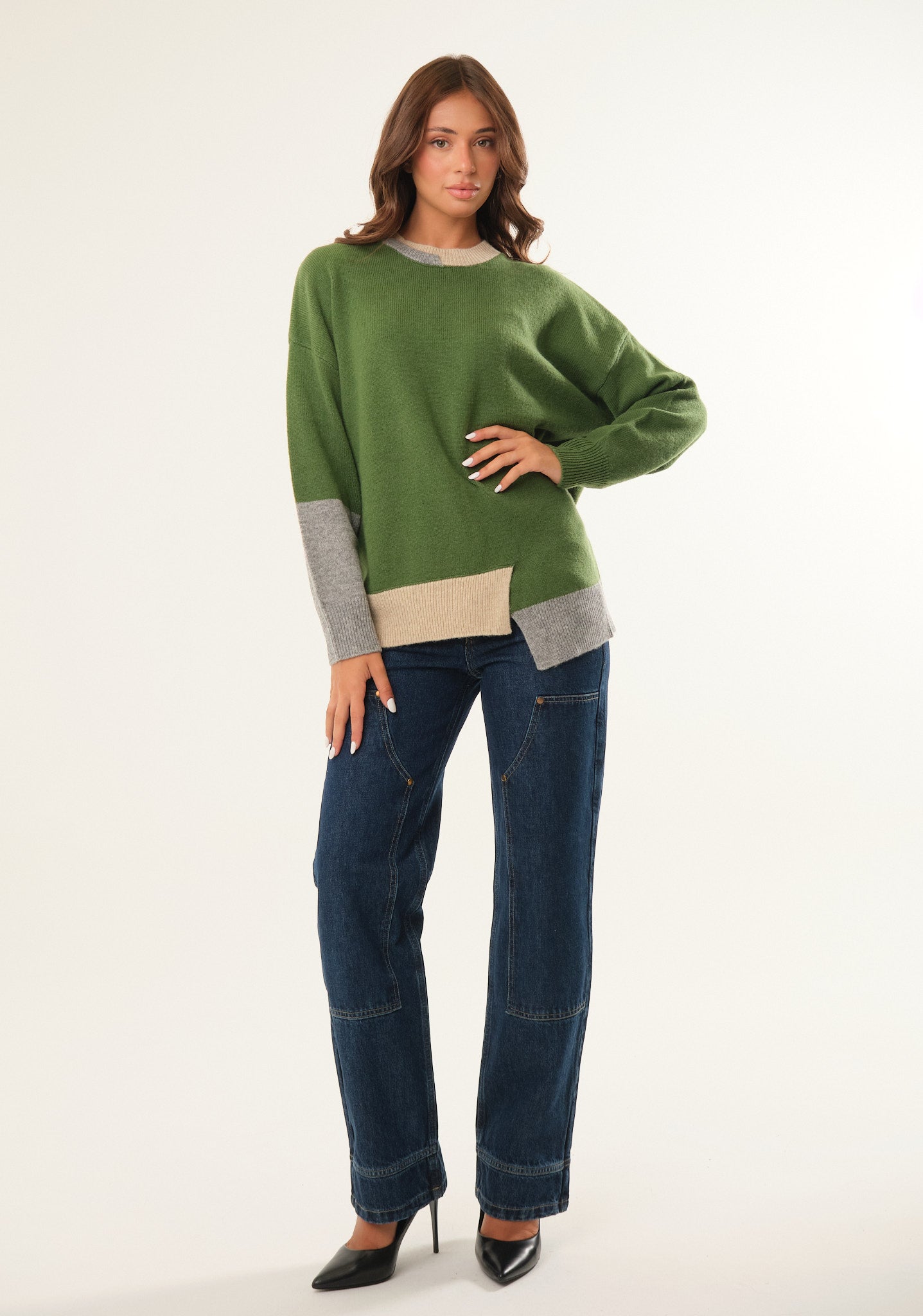 Maglione asimmetrico