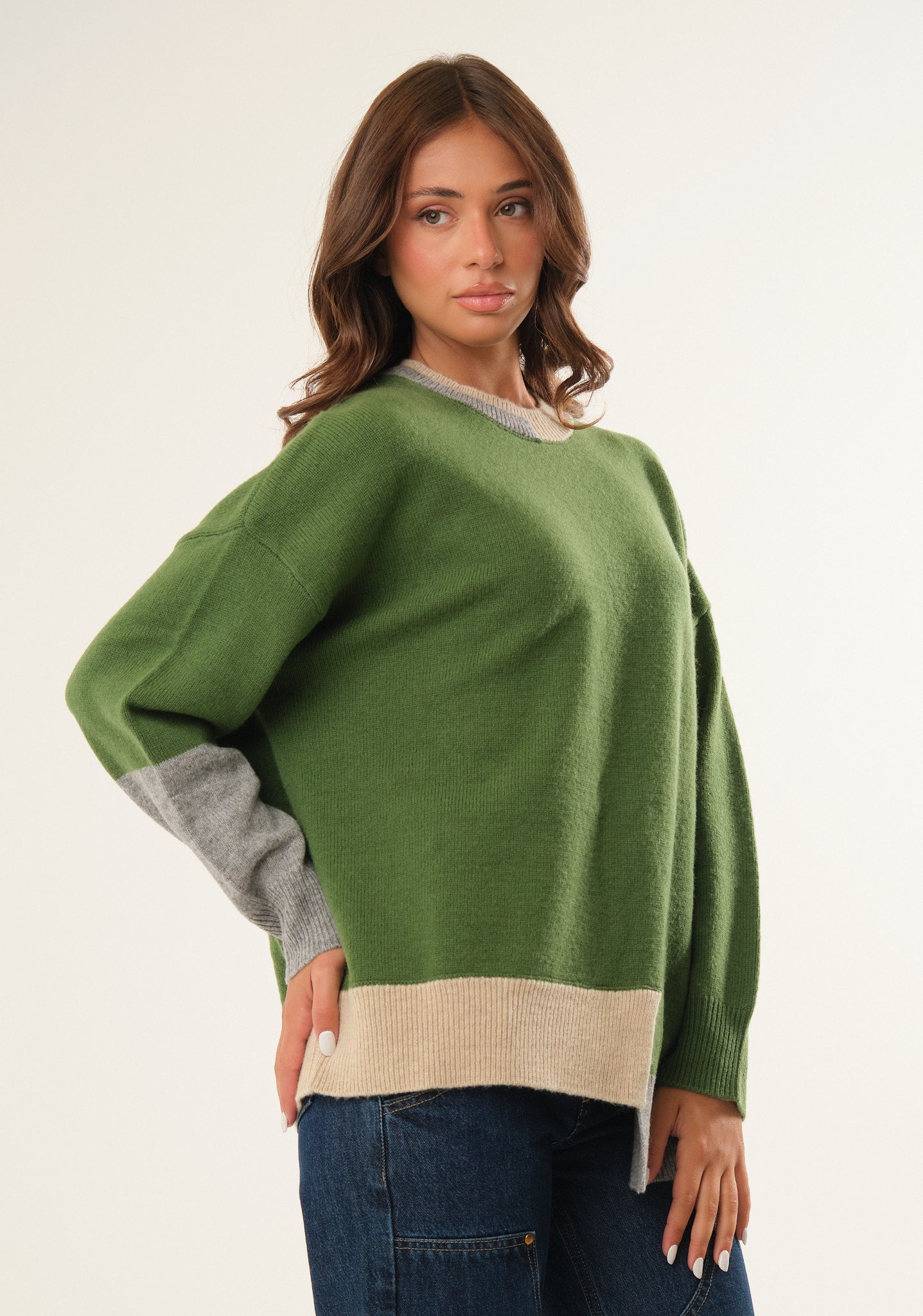 Maglione asimmetrico