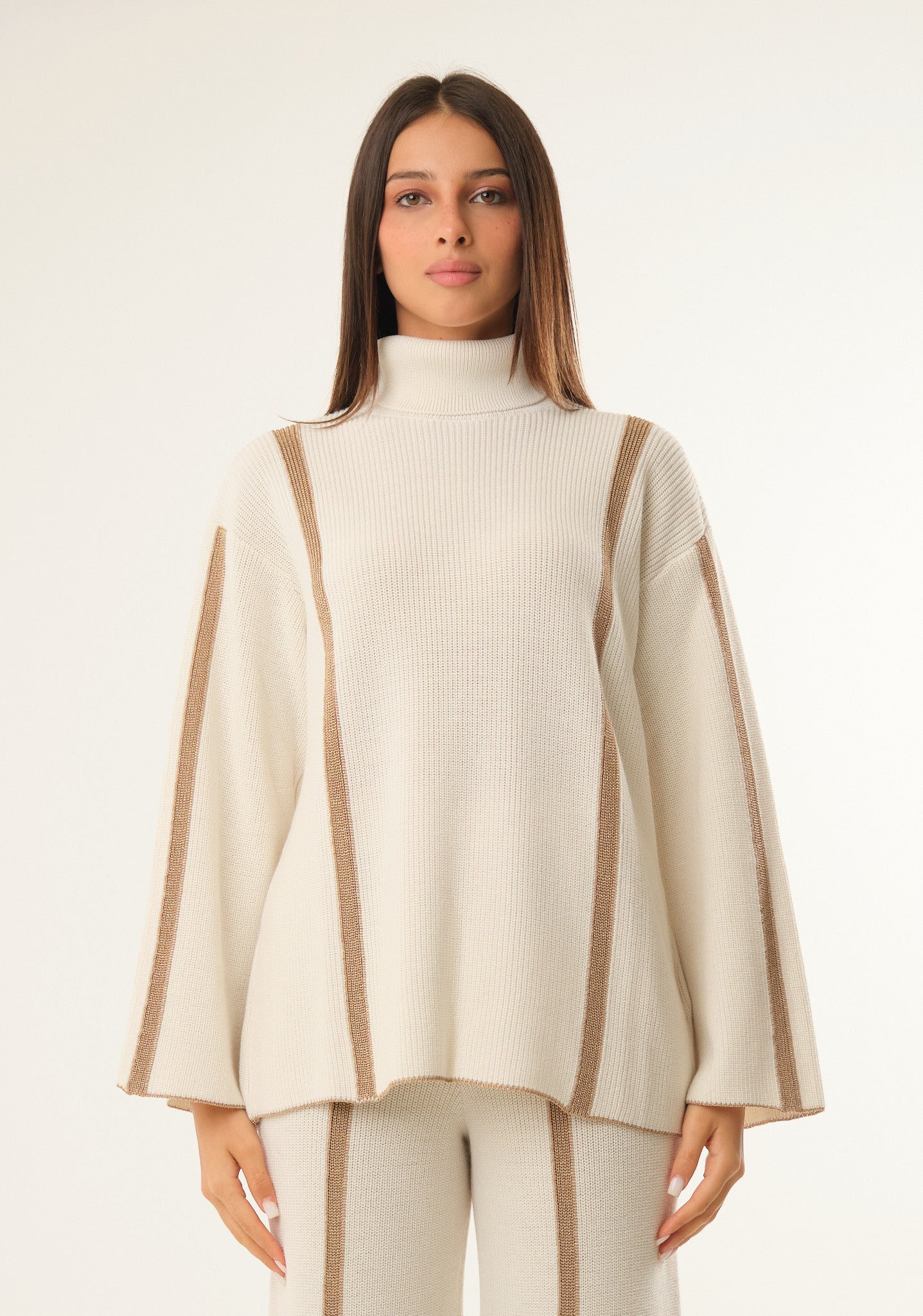 Maglia con bande a contrasto