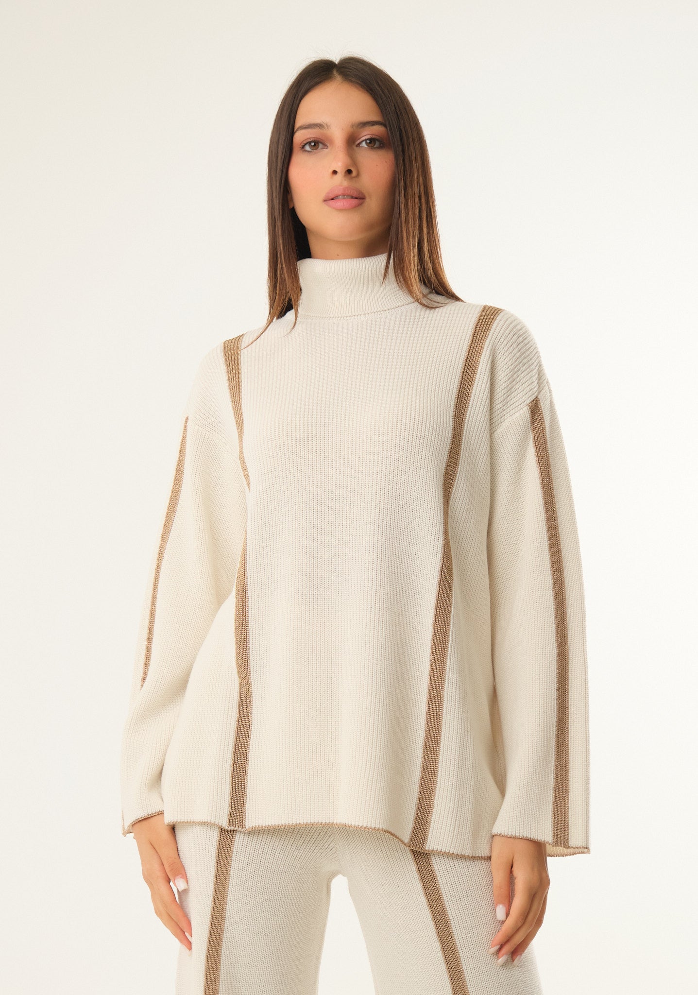 Maglia con bande a contrasto