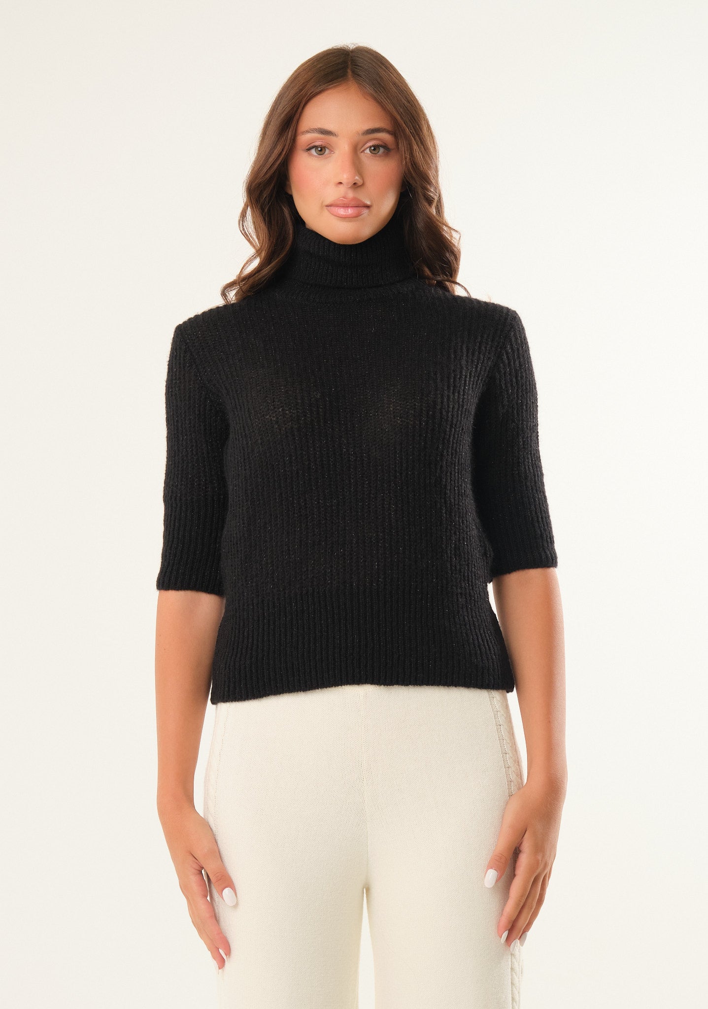 Maglia lupetto a collo alto