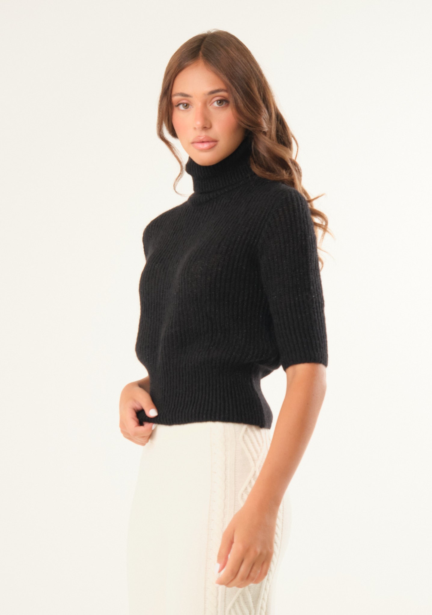 Maglia lupetto a collo alto
