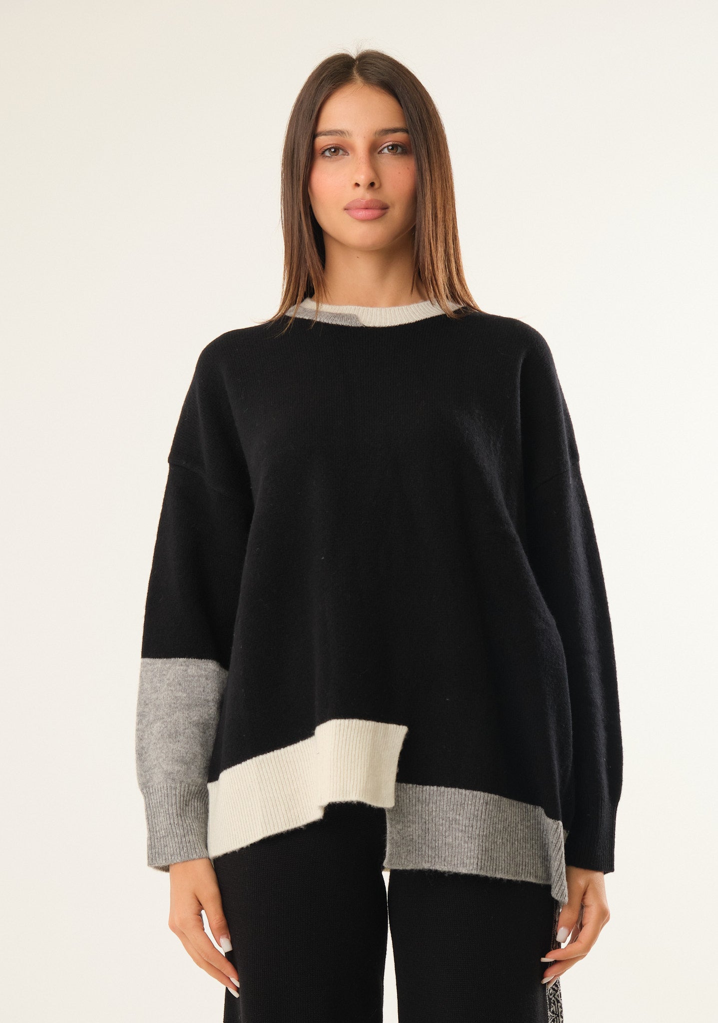 Maglione asimmetrico