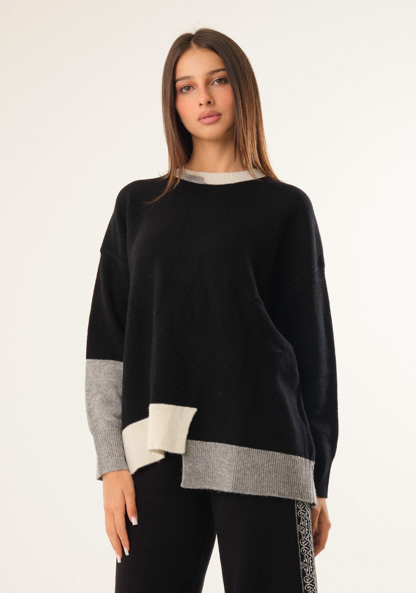 Maglione asimmetrico