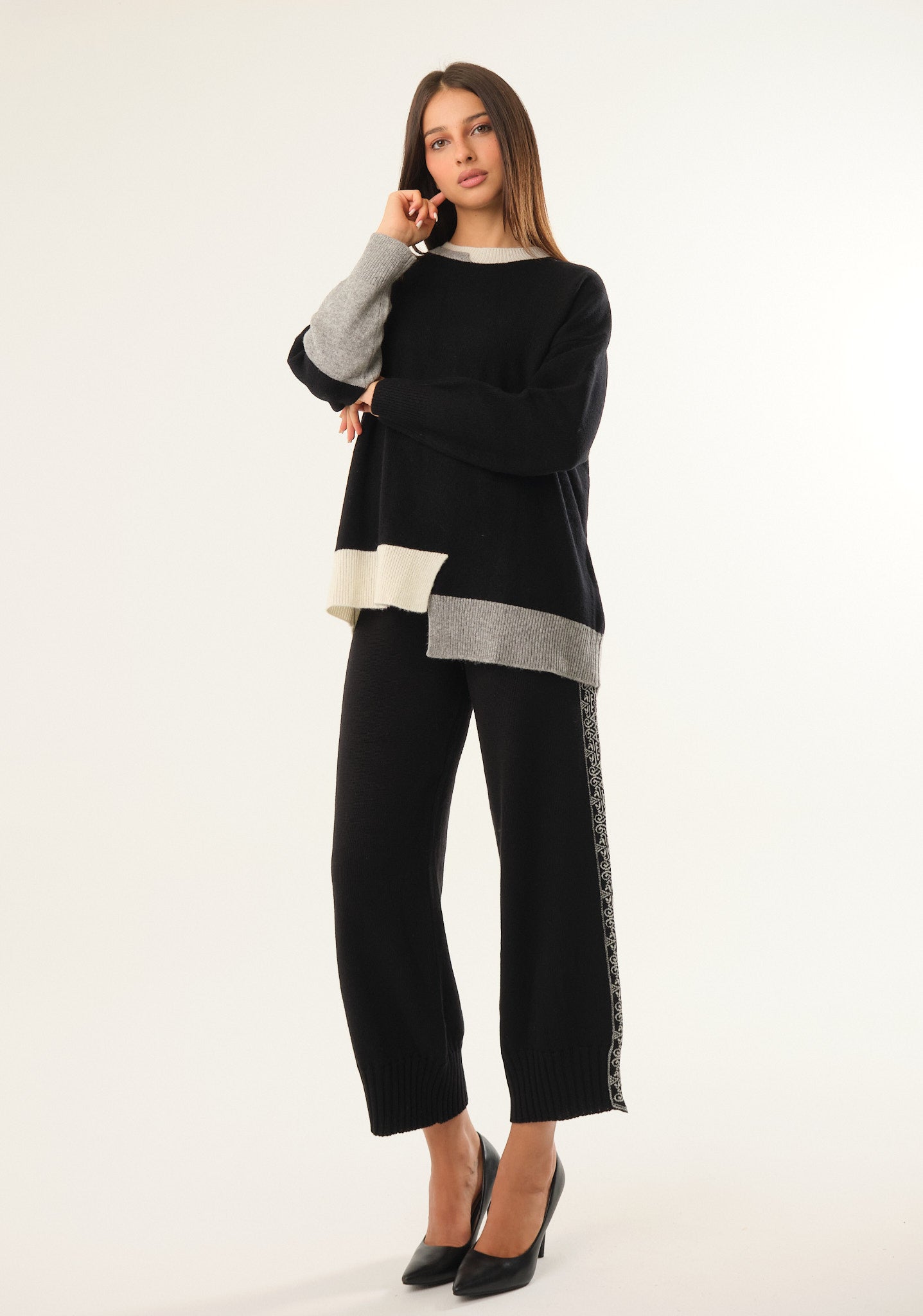 Maglione asimmetrico