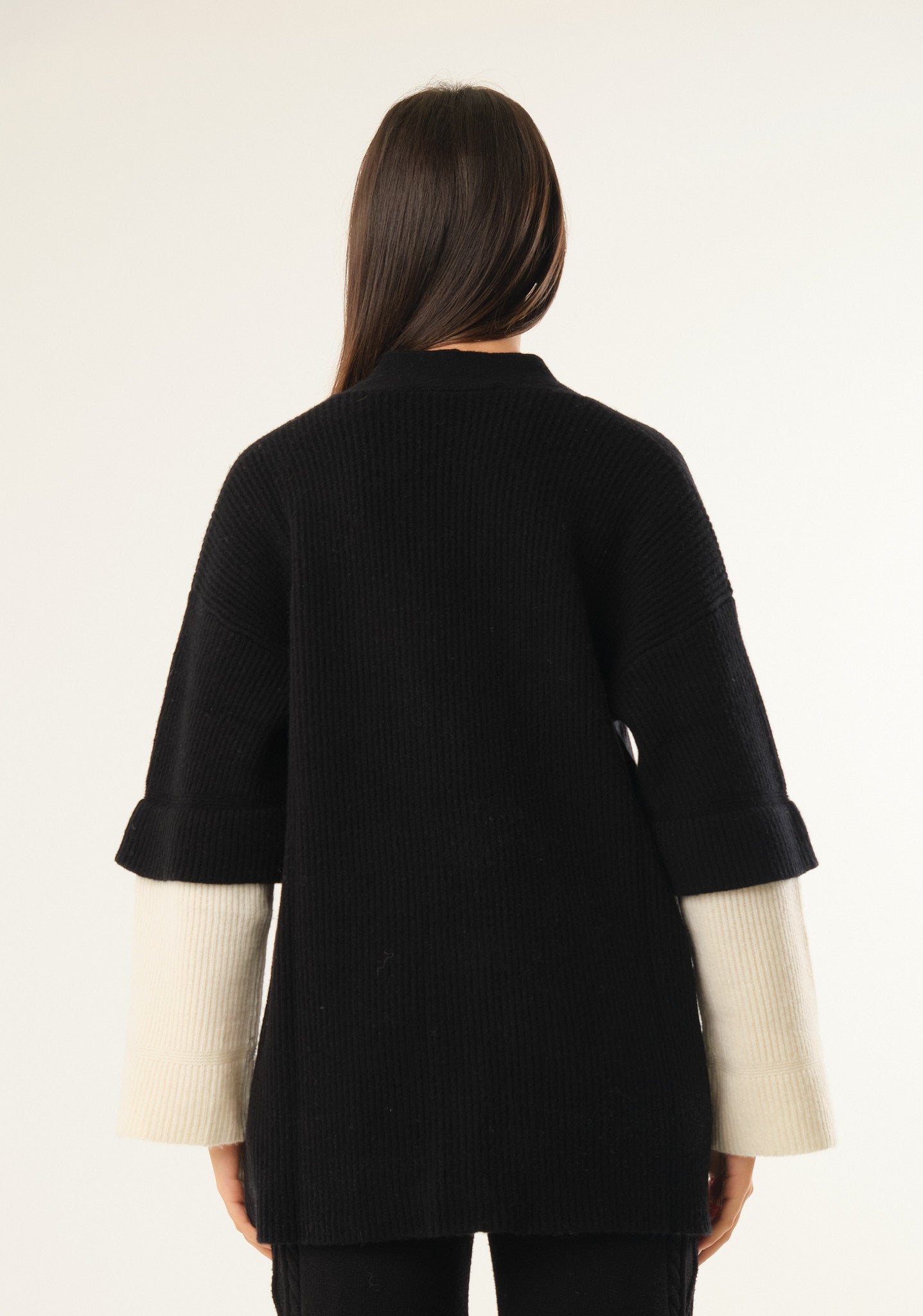 Cardigan in pura lana