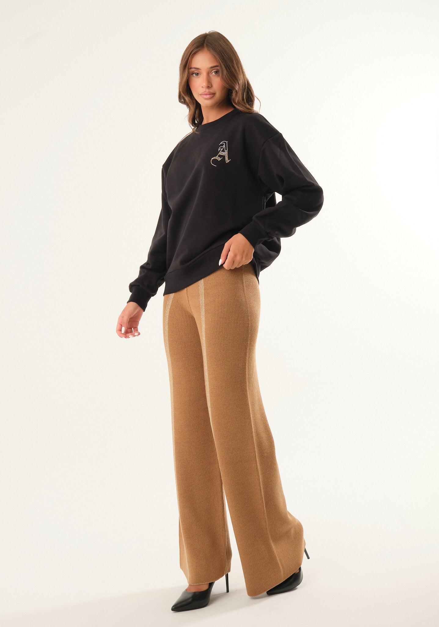 Pantalone con bande laterali