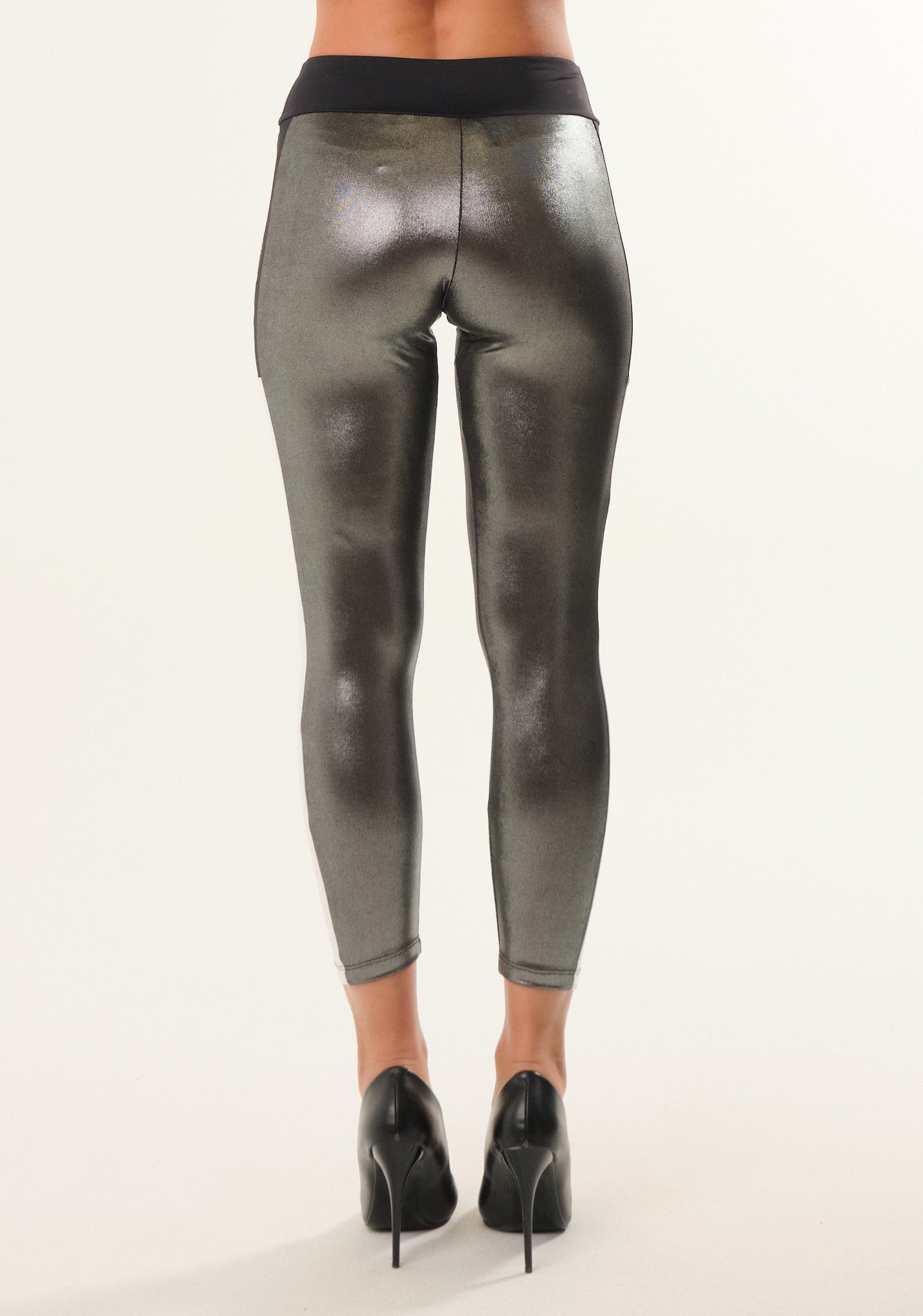 Leggings metallizati