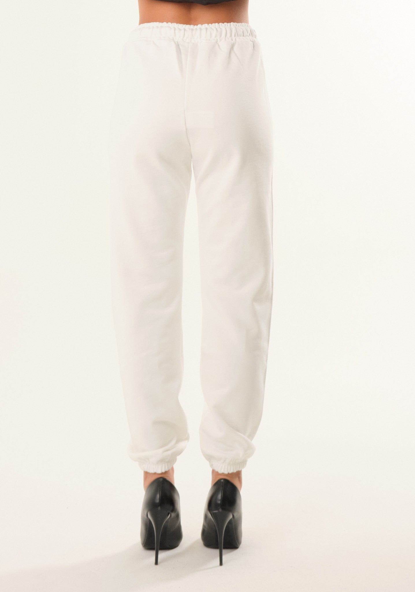 Pantalone tuta con applicazioni laterali