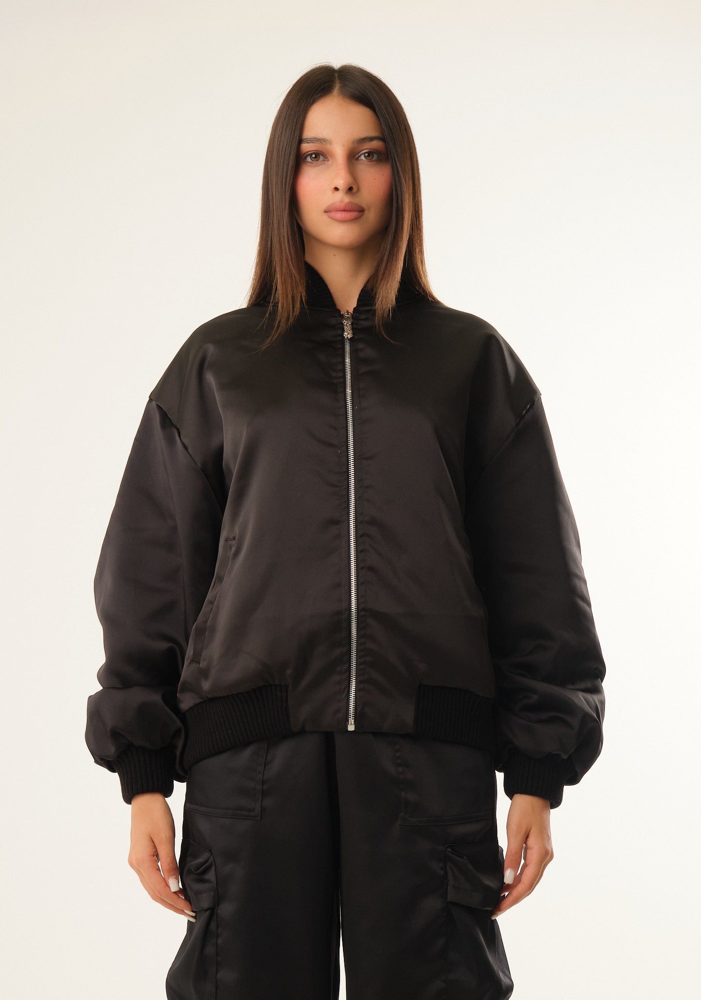 Bomber in raso