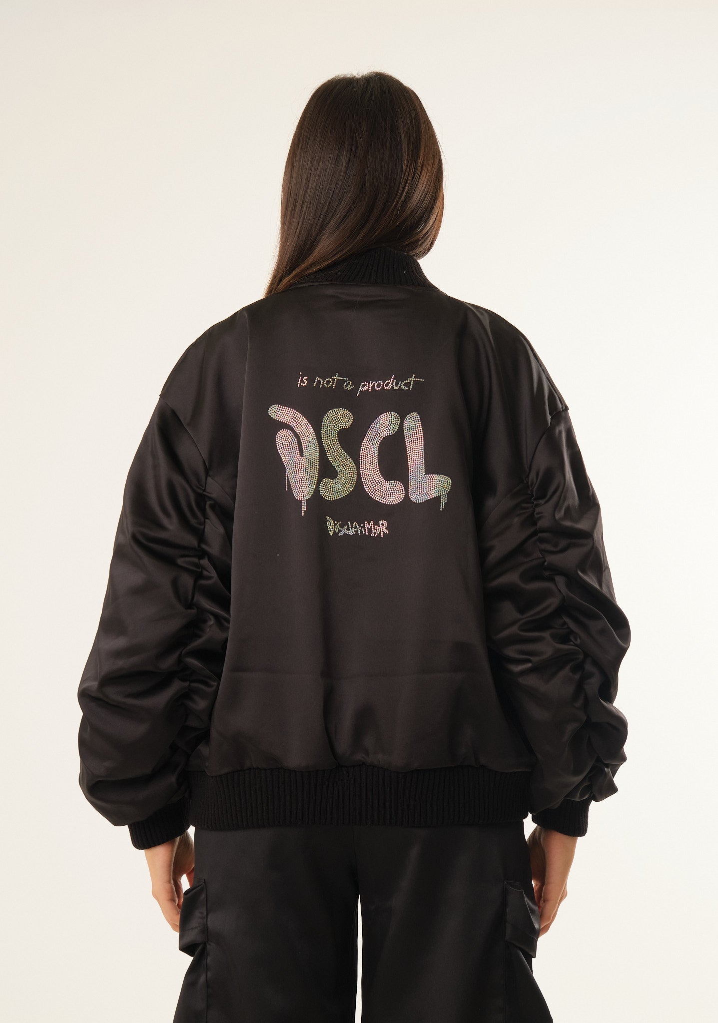 Bomber in raso