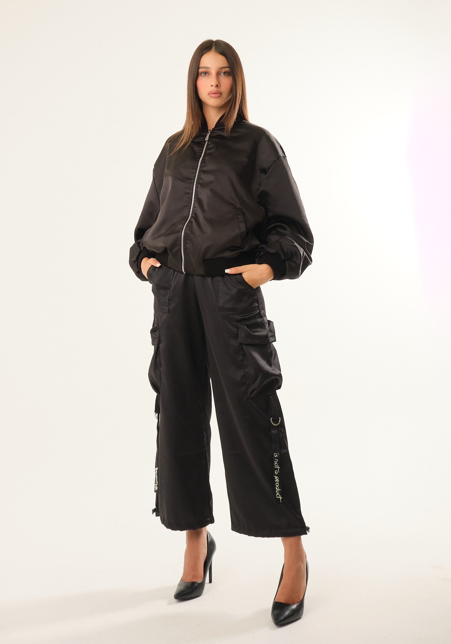 Pantalone in raso