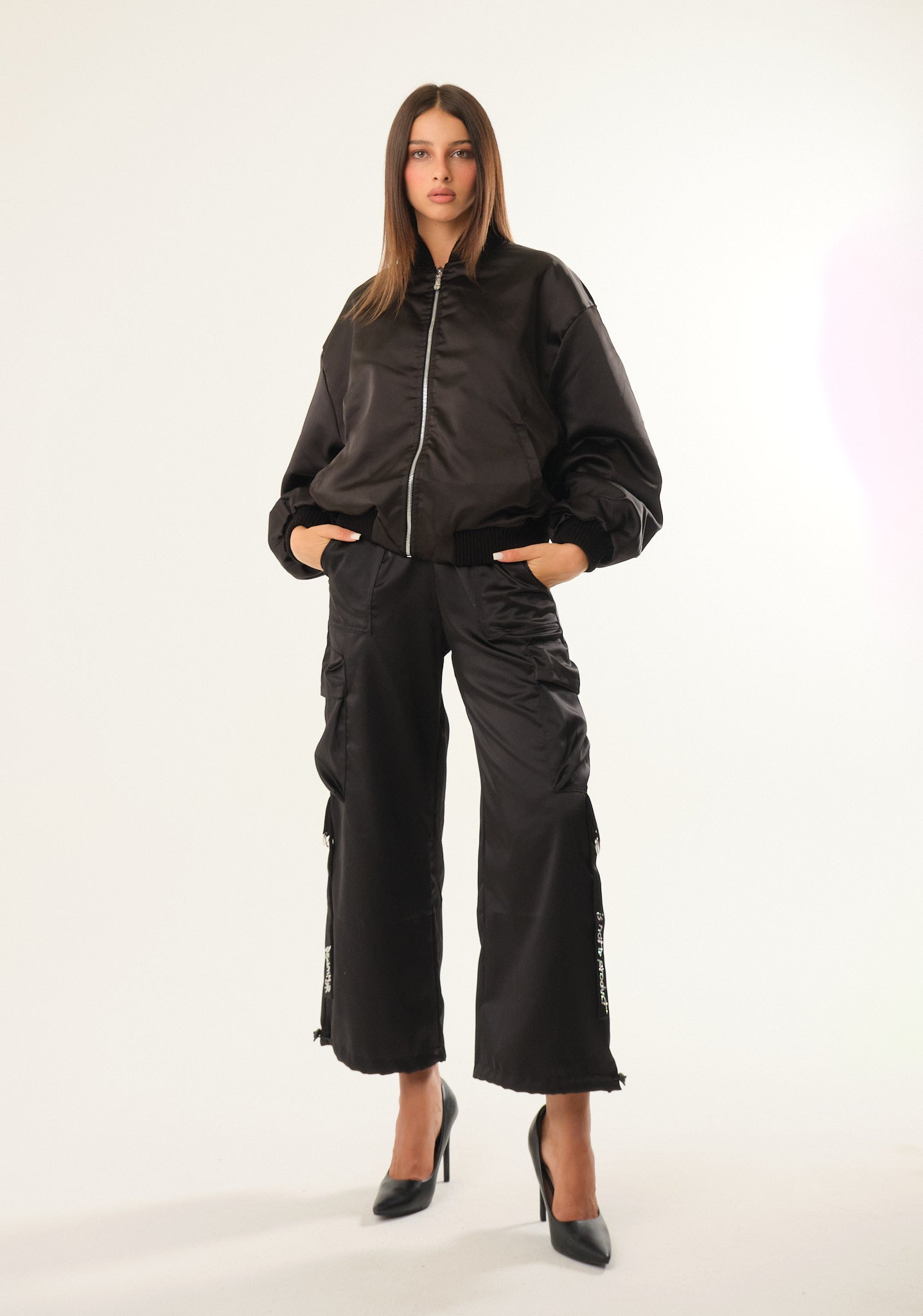 Pantalone in raso