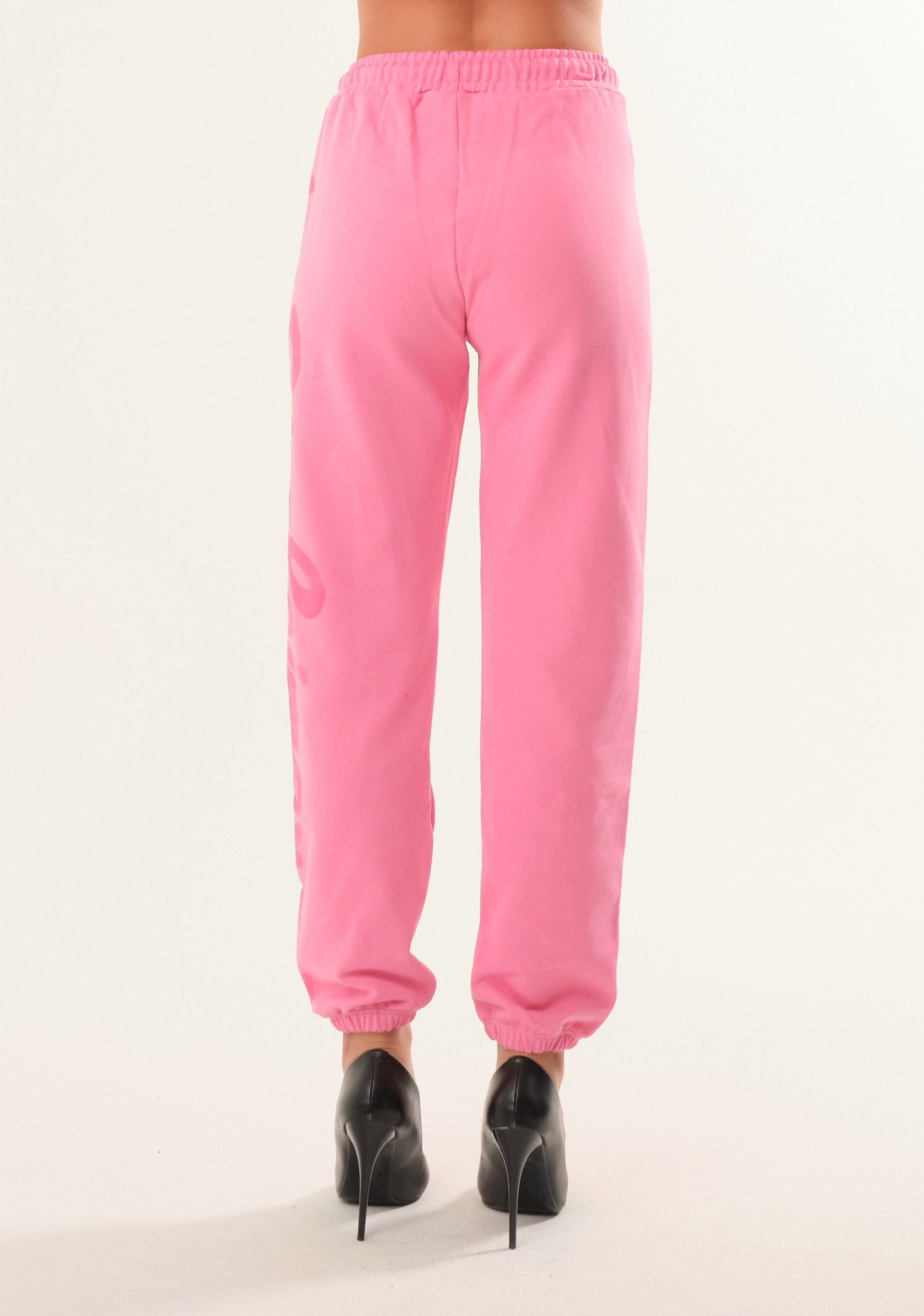 Pantalone con stampa spray laterale