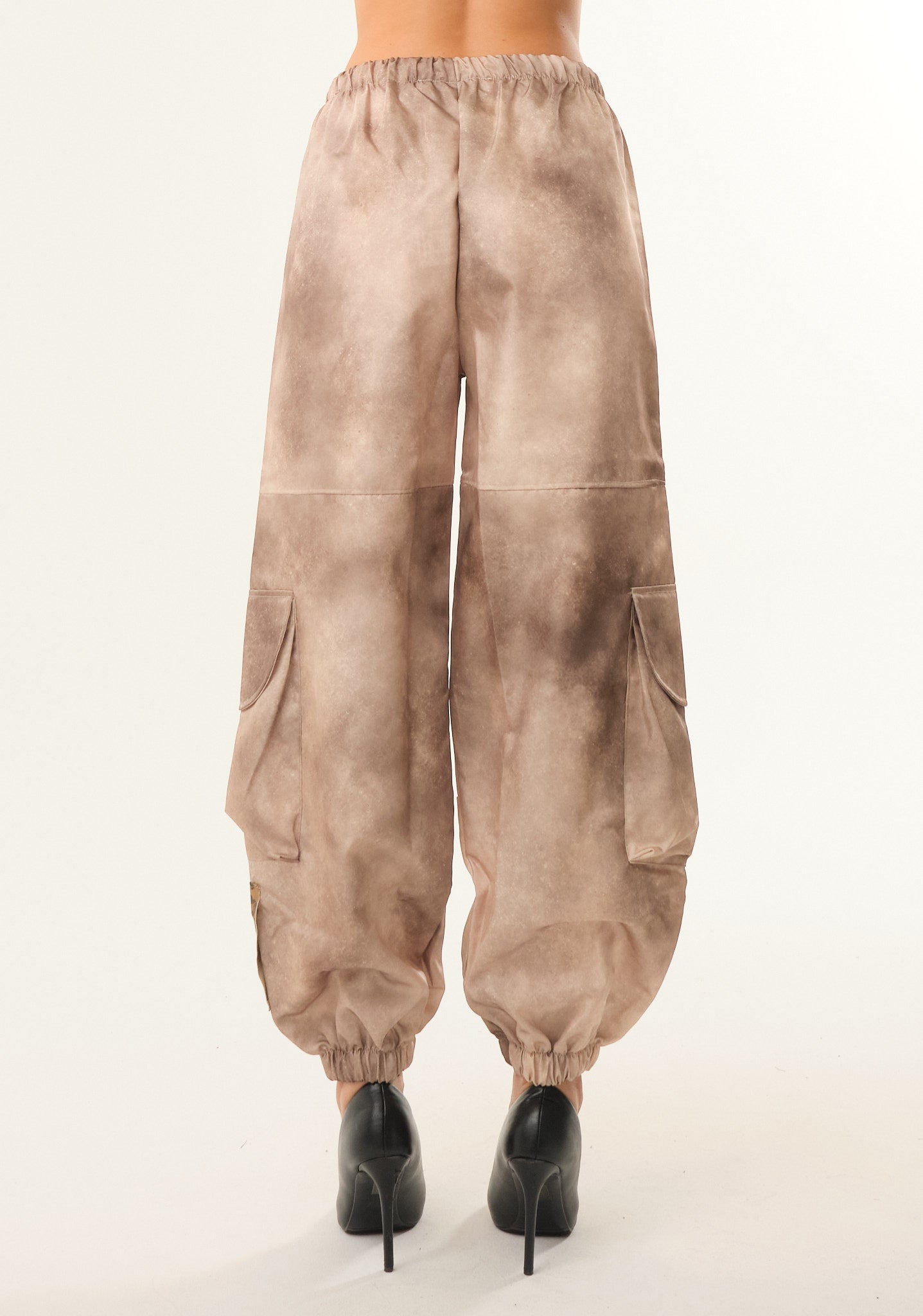 Pantalone baggy in nylon