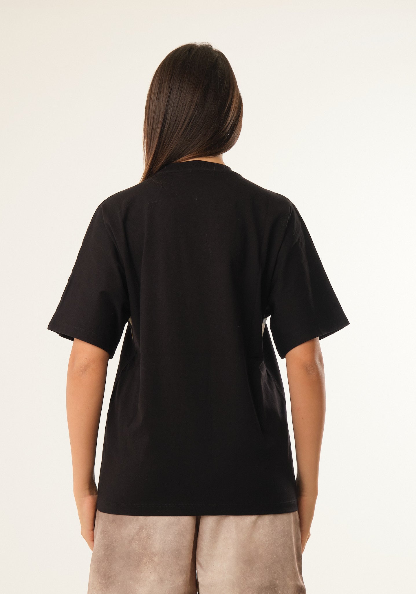 T-shirt con stampa animalier