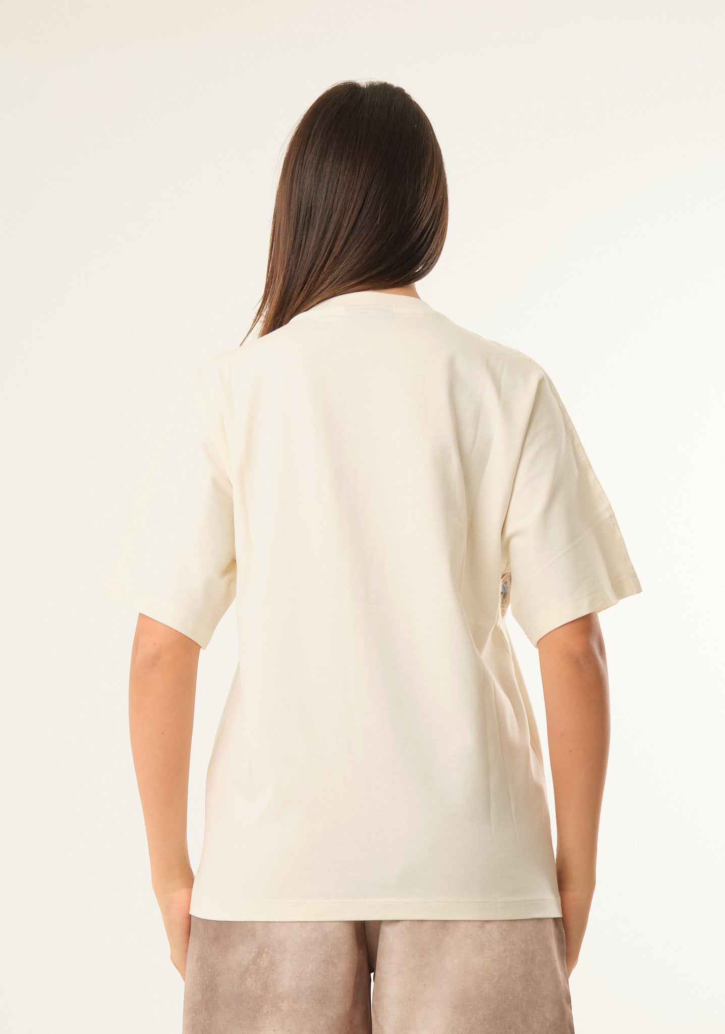 T-shirt con stampa animalier