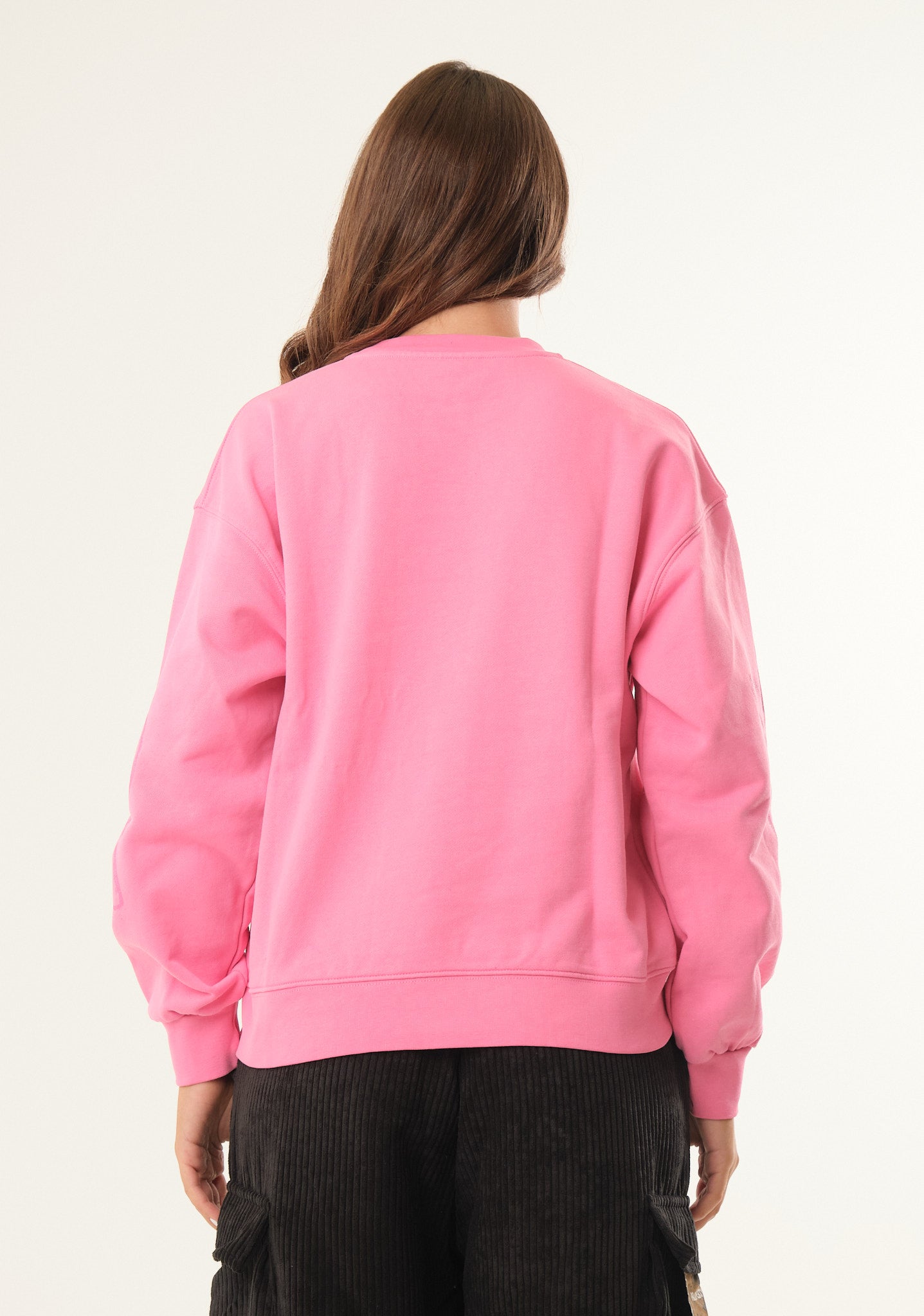 Felpa con stampa lurex