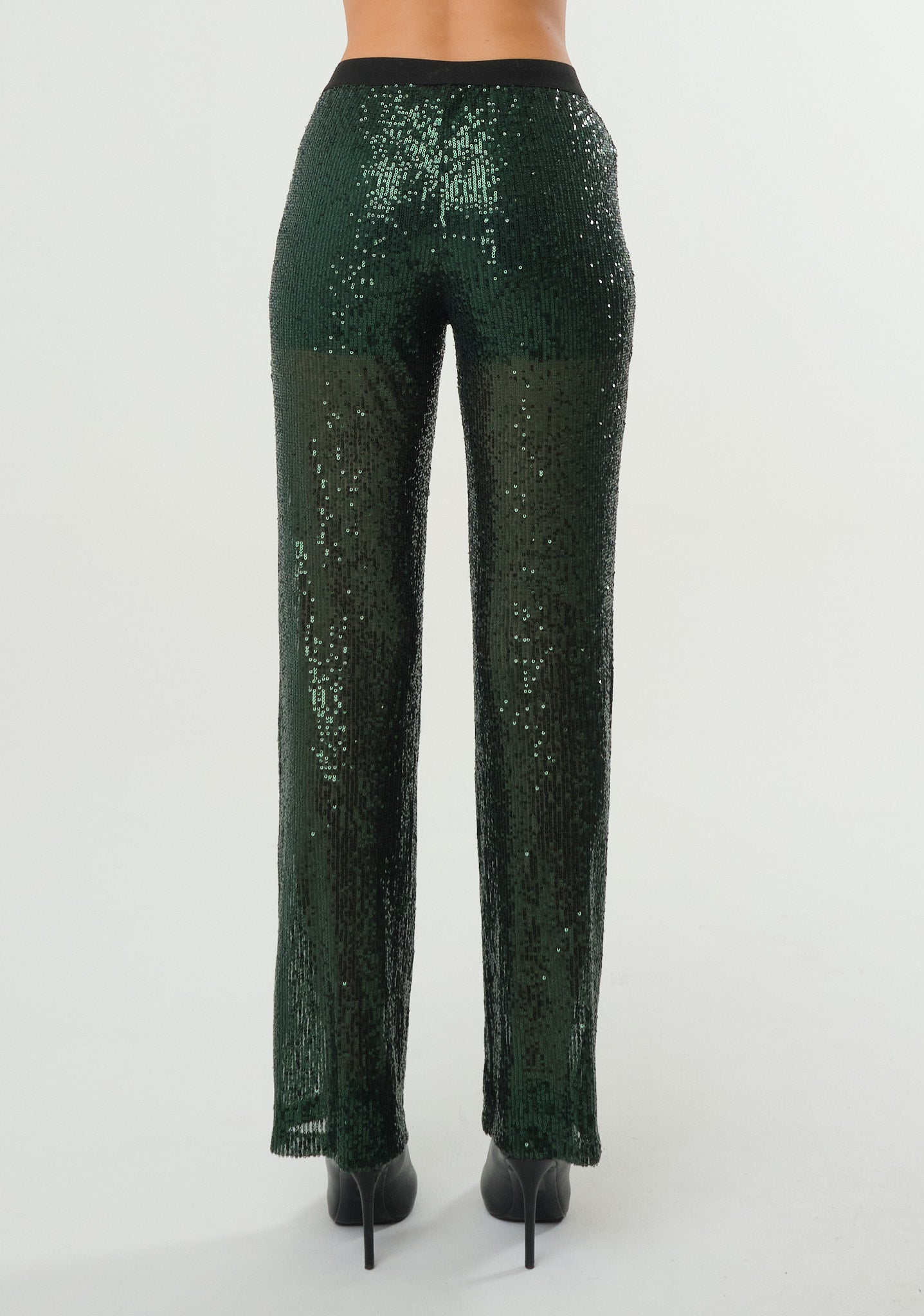 Pantaloni con paillettes