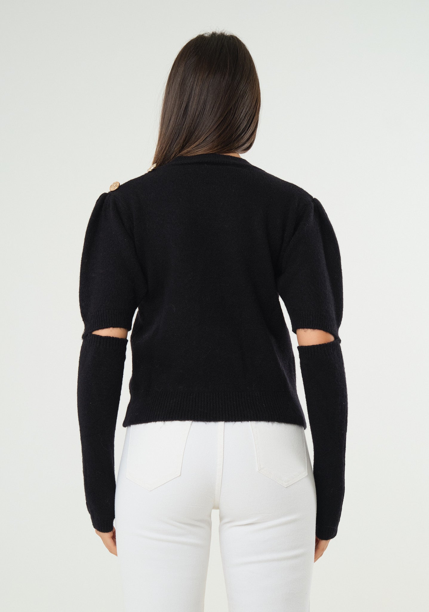 Maglia con maniche removibili