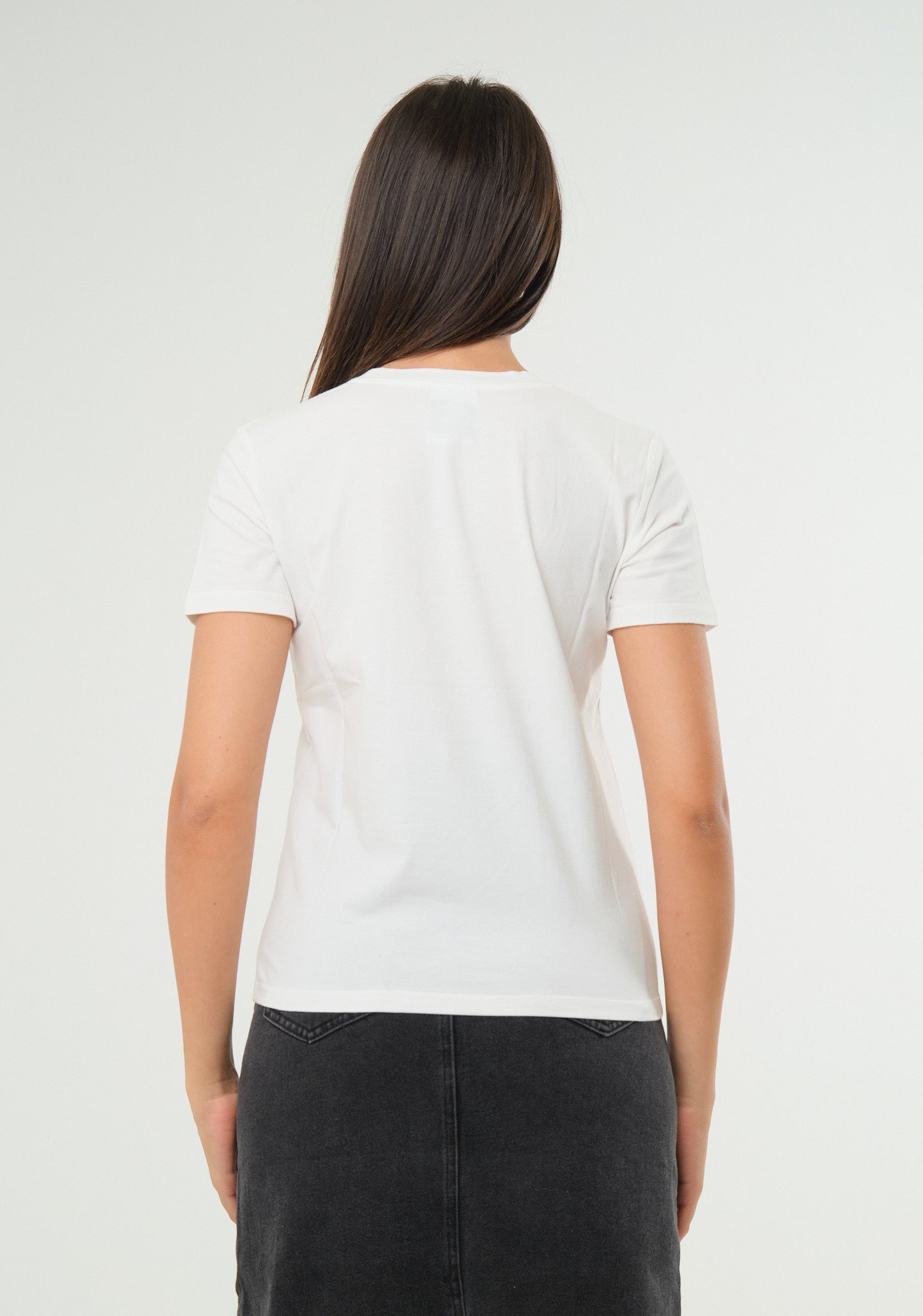 T-shirt con stampa animalier