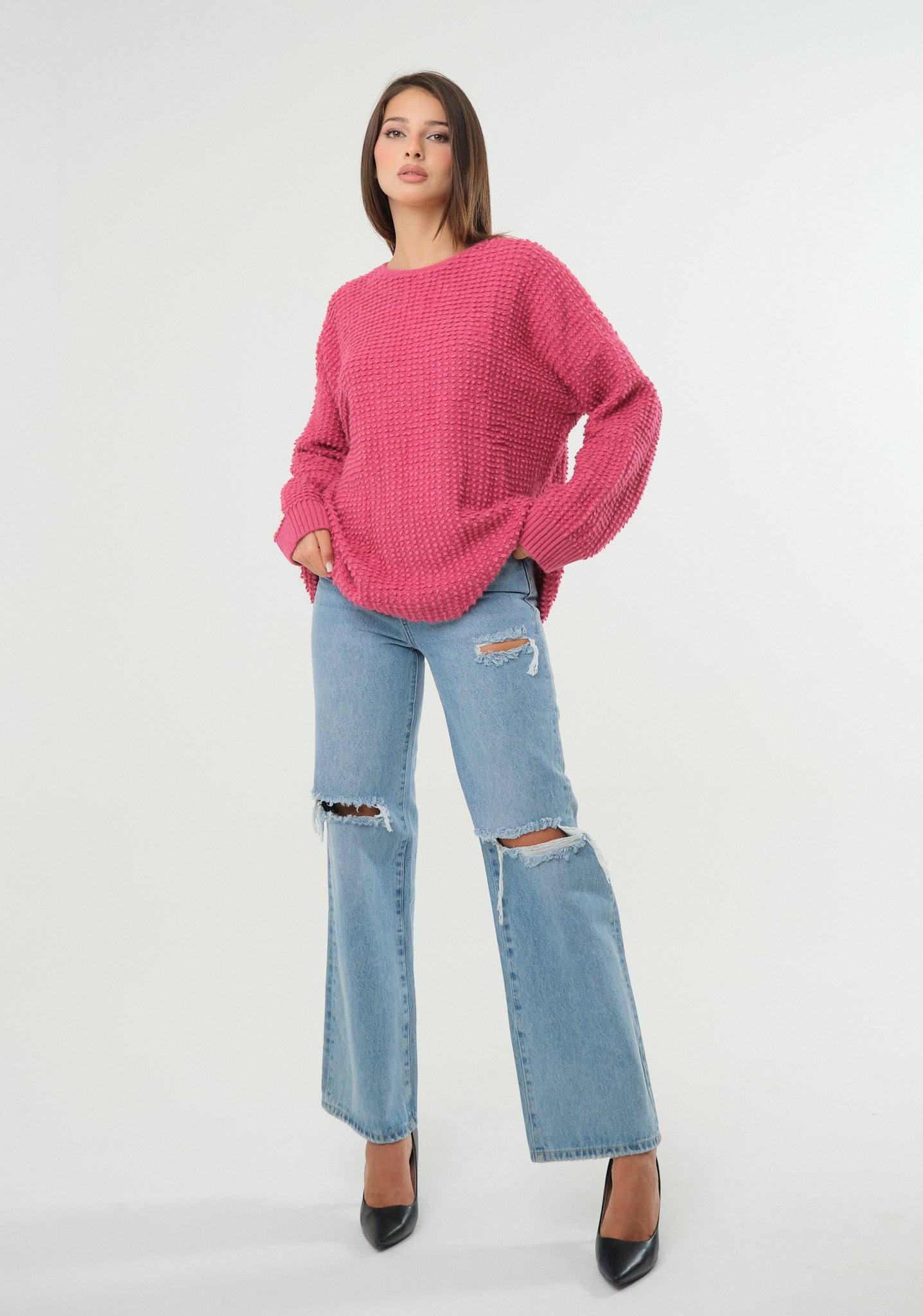 Maglione bouclè