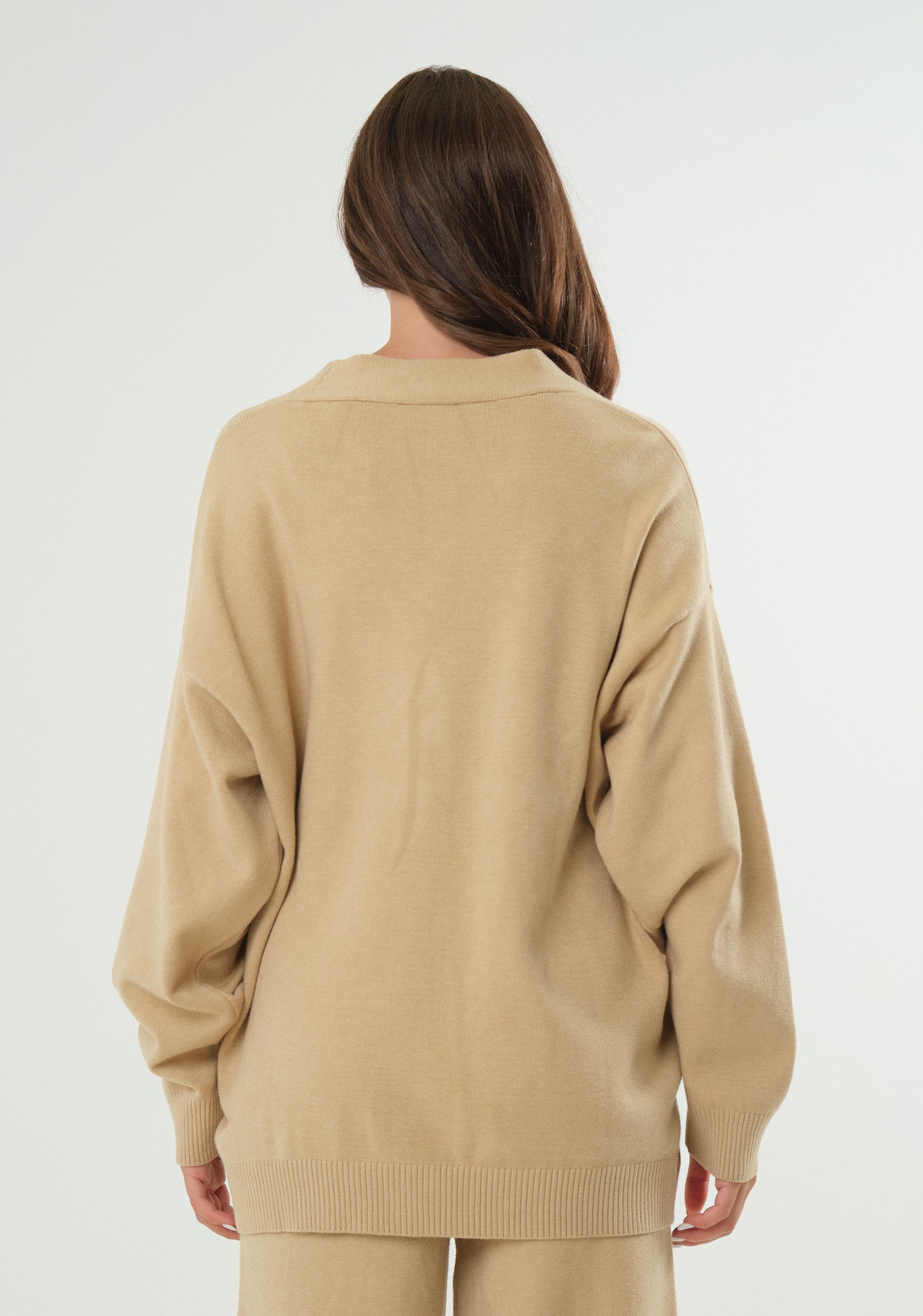 Cardigan over in viscosa