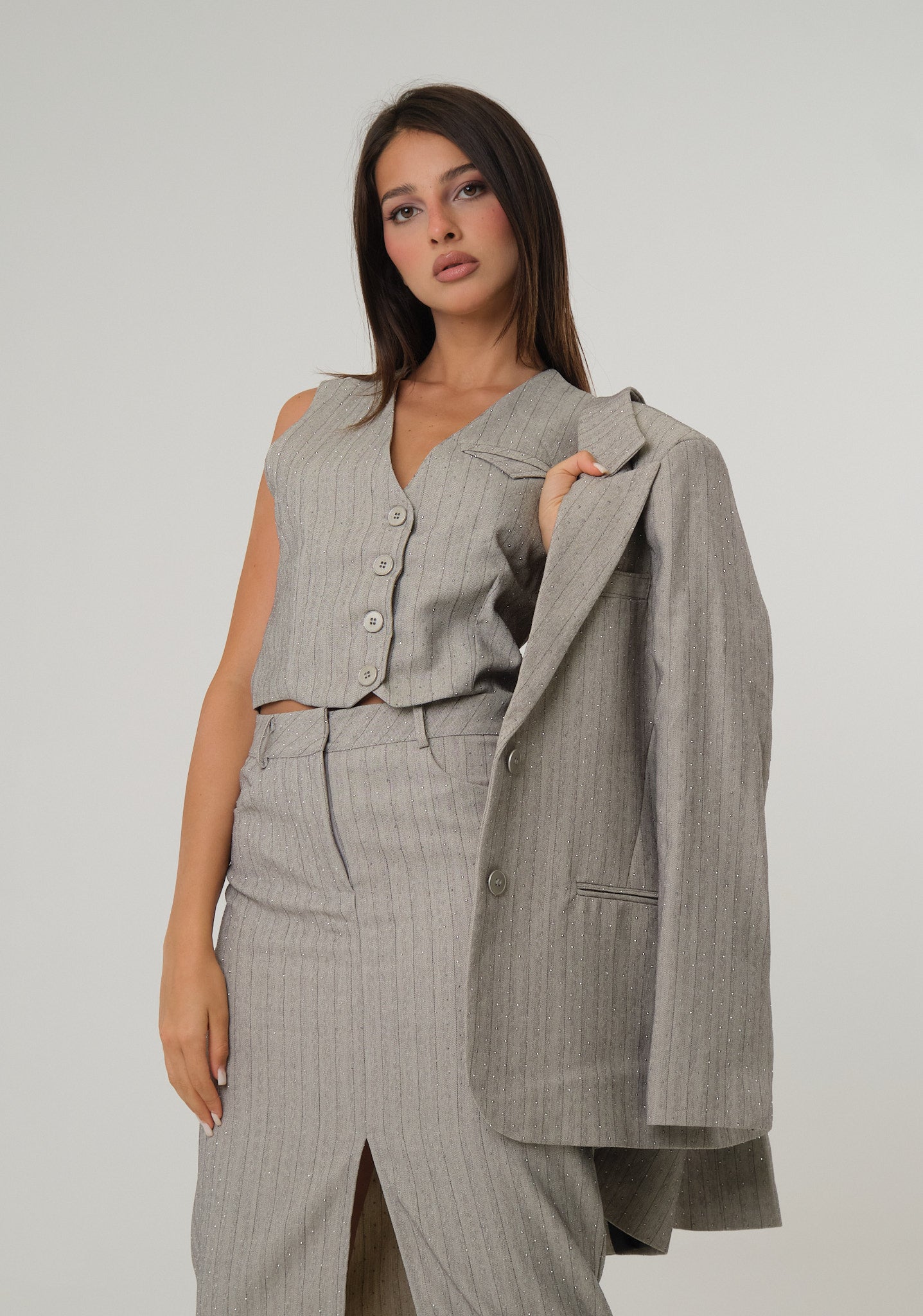 Gilet gessato