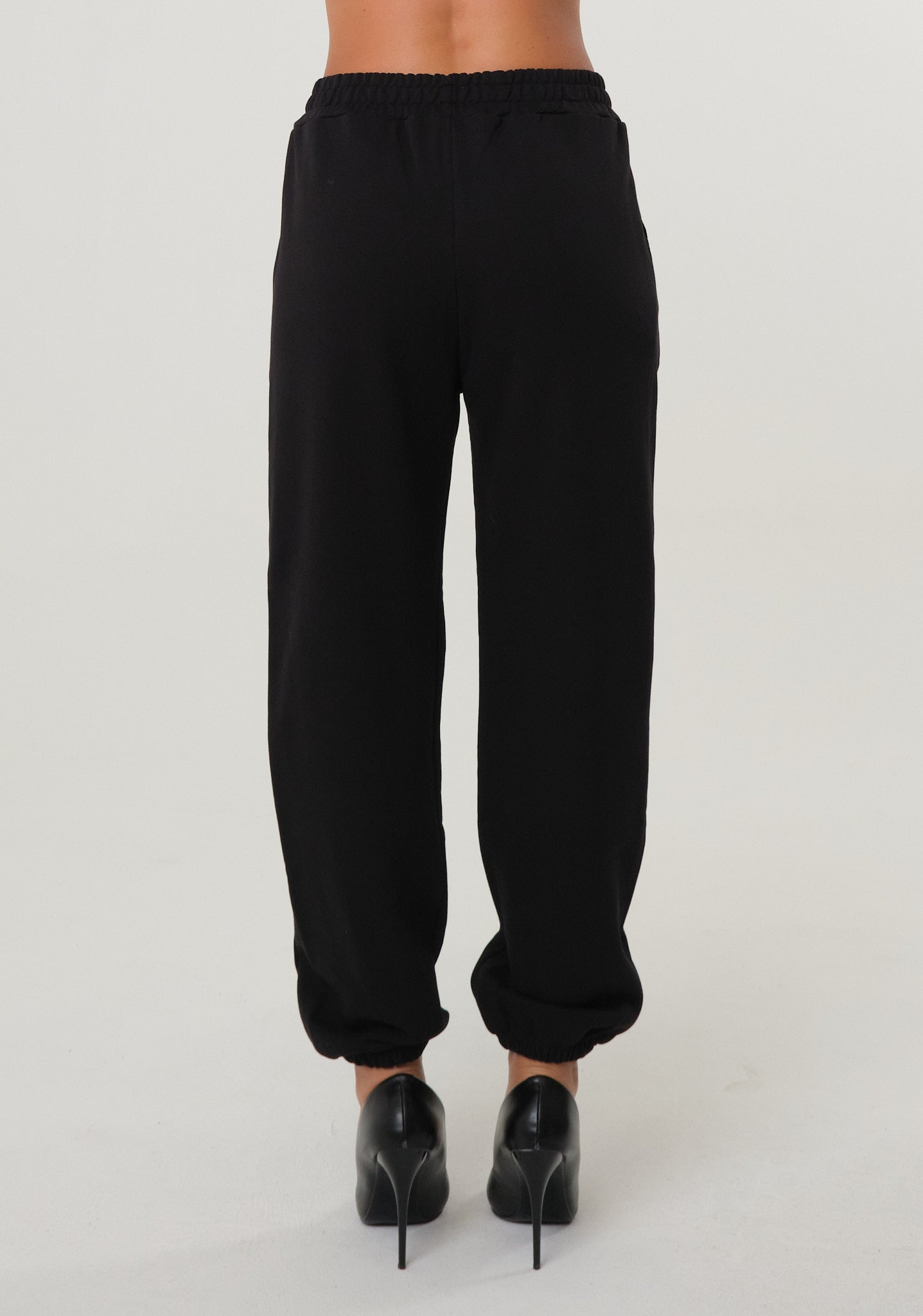Pantalone in felpa con dettagli metal