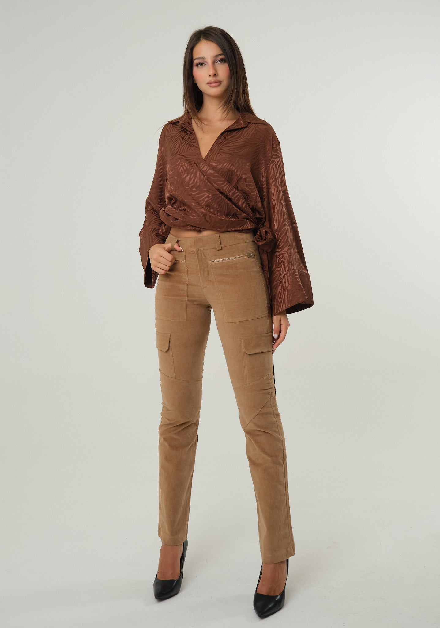 Pantalone dritto in fustagno