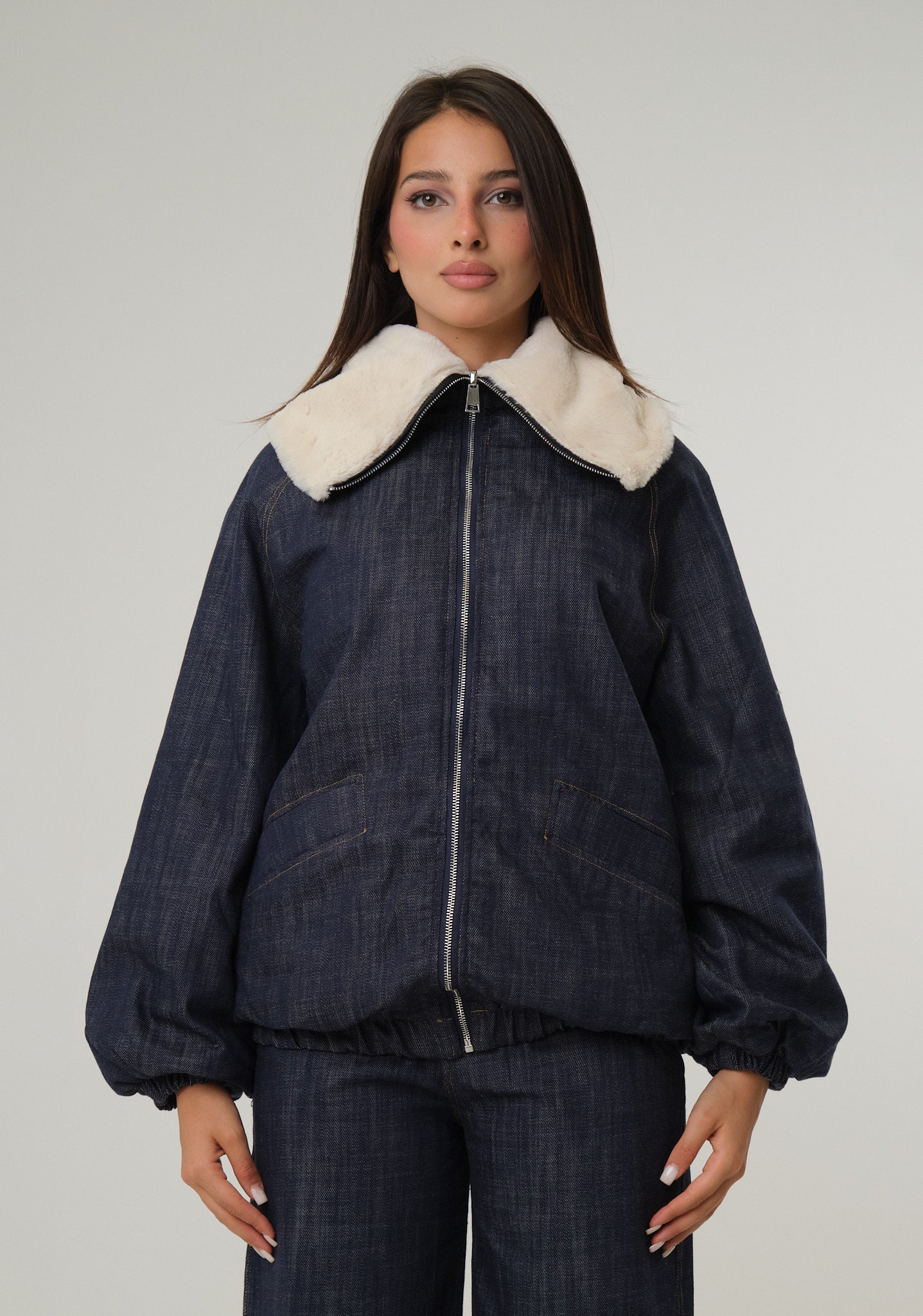 Giubbino over in denim