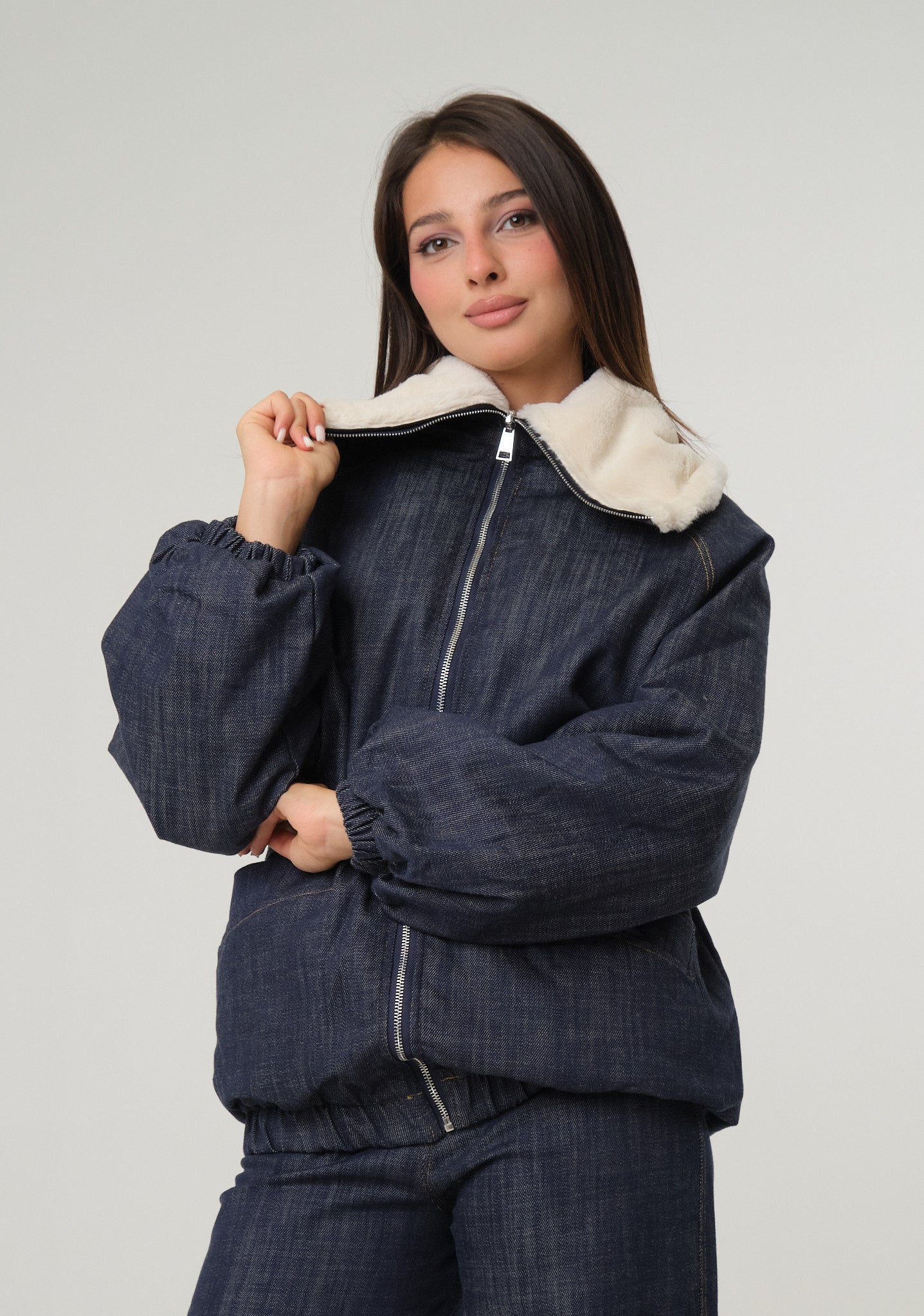 Giubbino over in denim