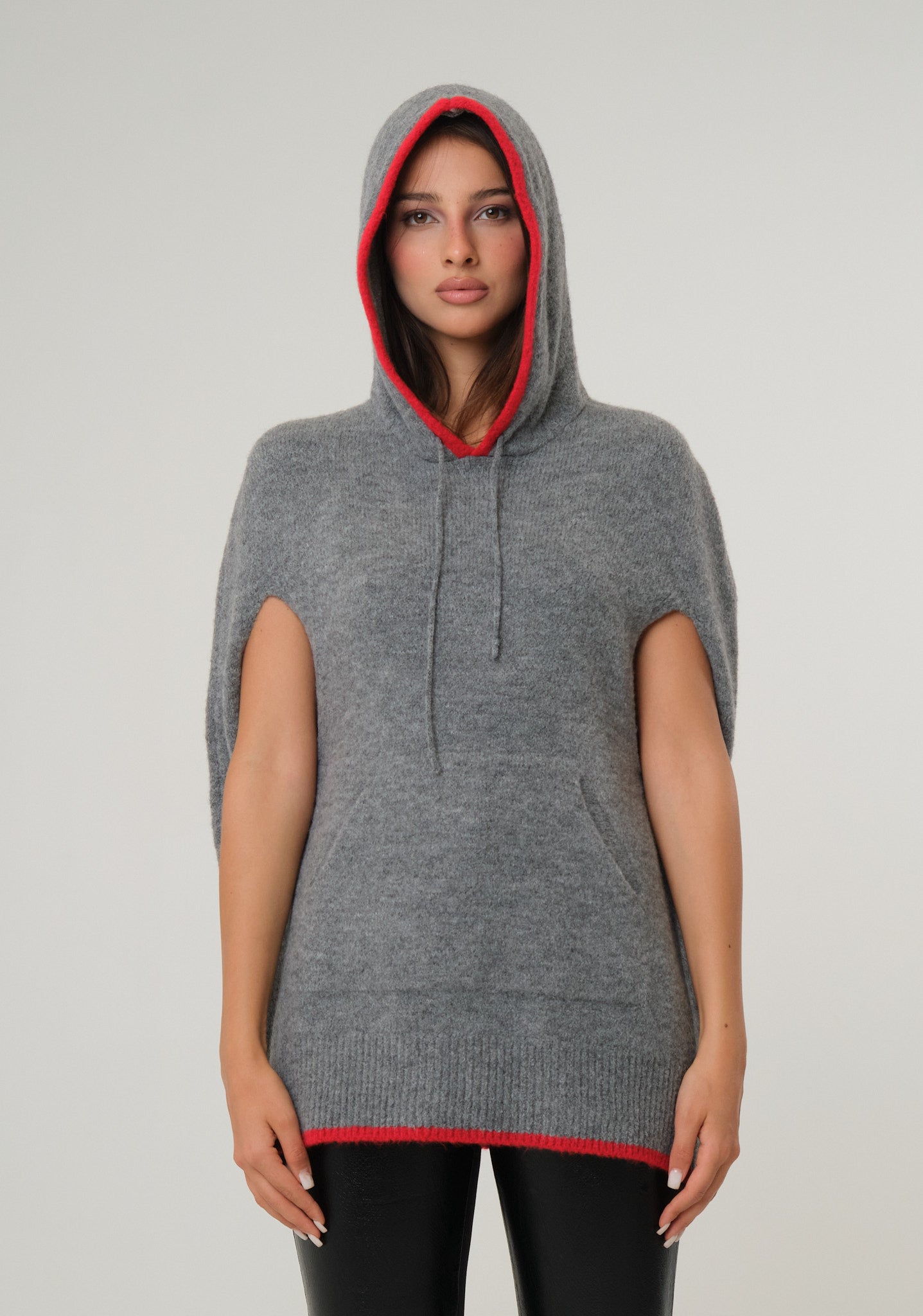 Maglia maxi smanicata