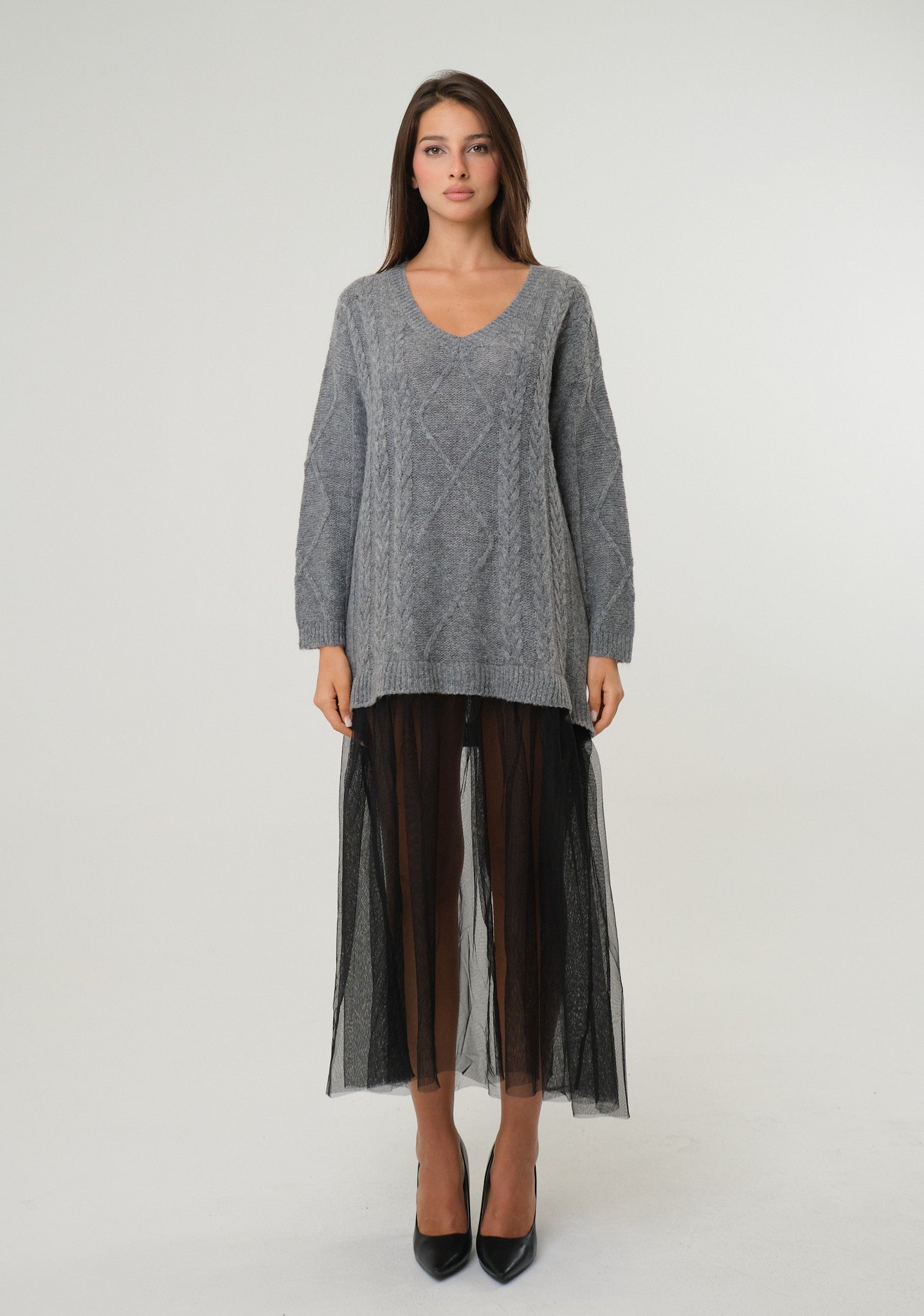 Abito con tulle