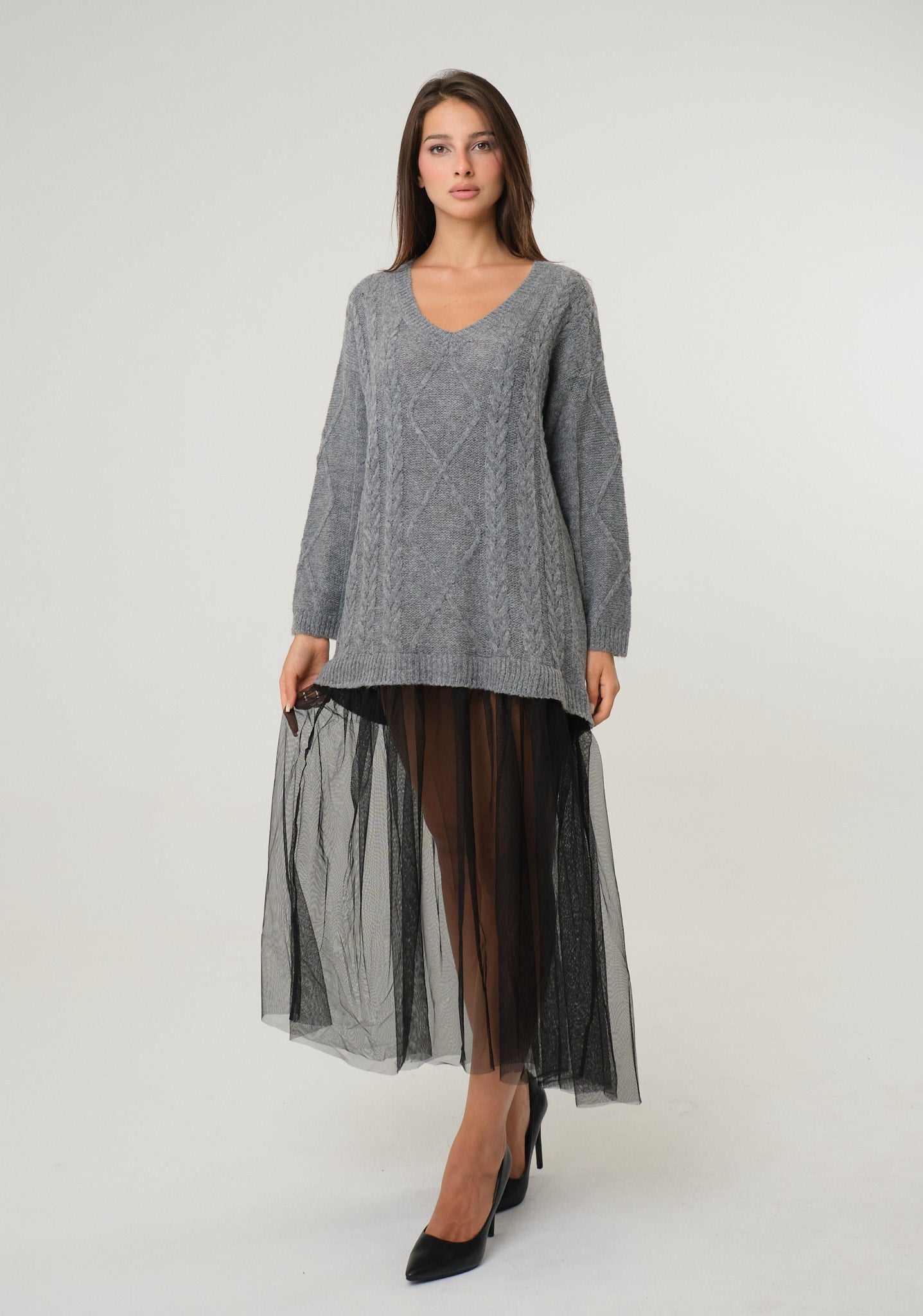 Abito con tulle