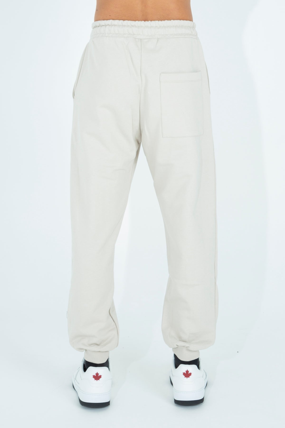 Pantalone tuta con logo rotondo