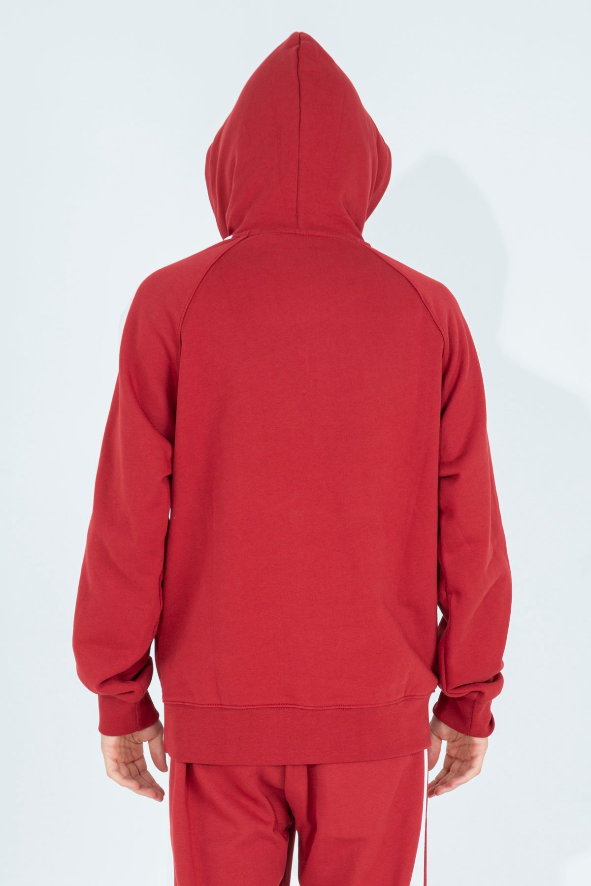 Hooded sweatshirt with side details