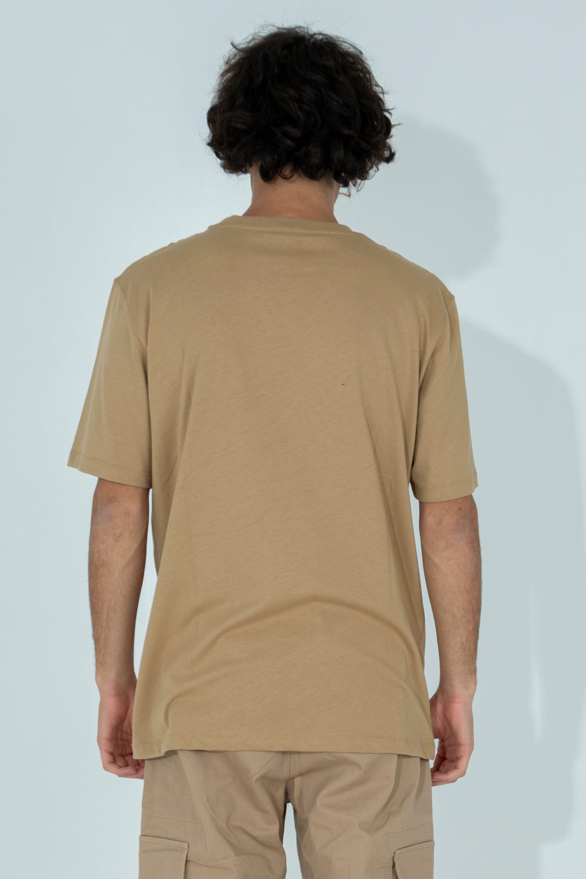 T-shirt with applied patch