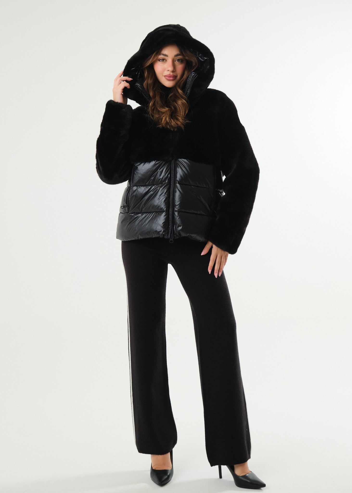 Piumino Fanevil con ecopelliccia