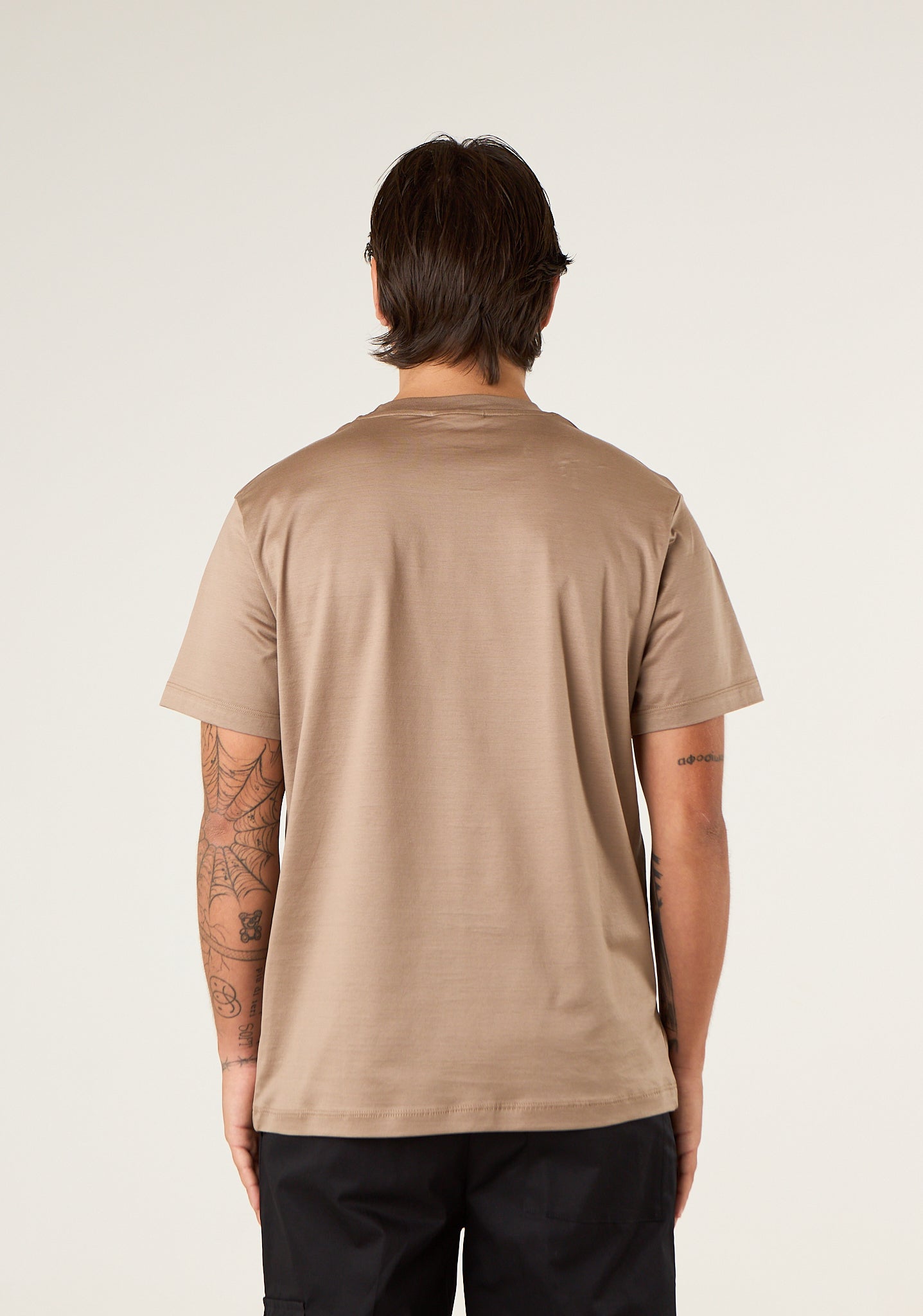 T-shirt basic in filo di scozia