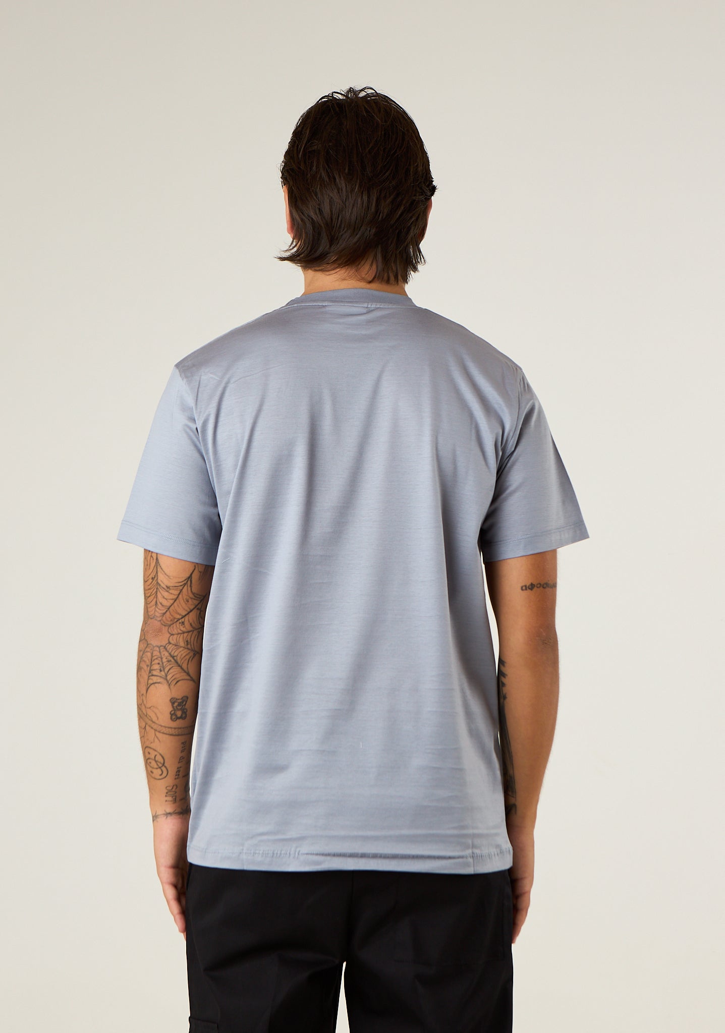T-shirt basic in filo di scozia