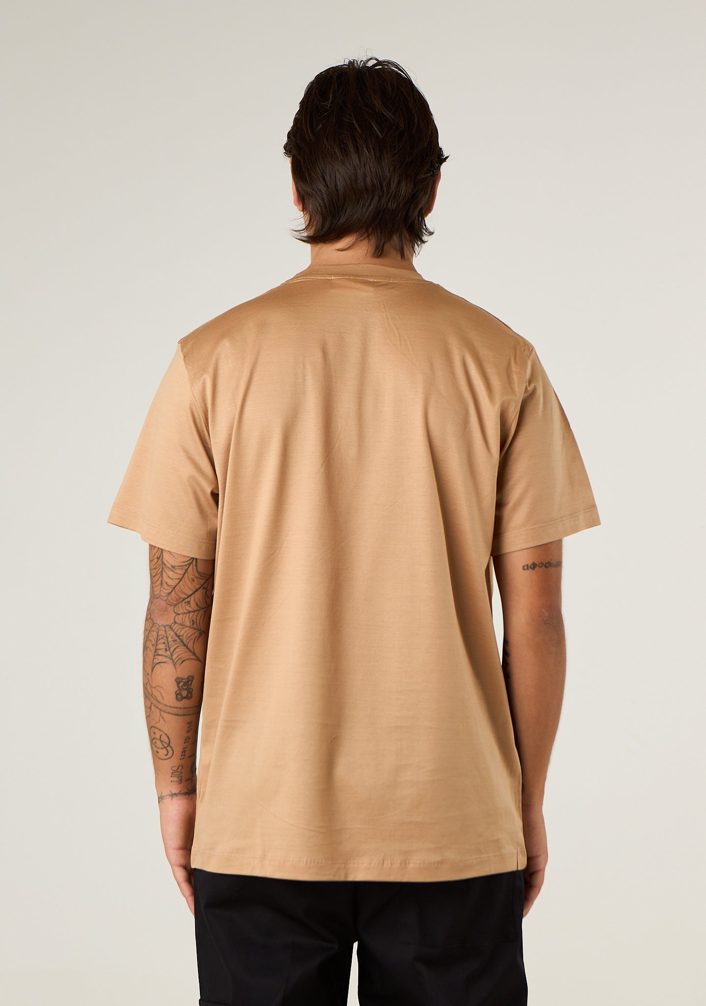 T-shirt basic in filo di scozia