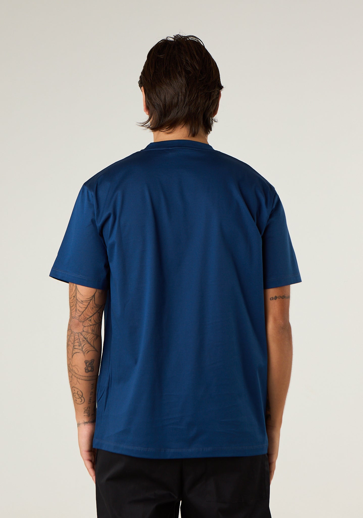T-shirt basic in filo di scozia