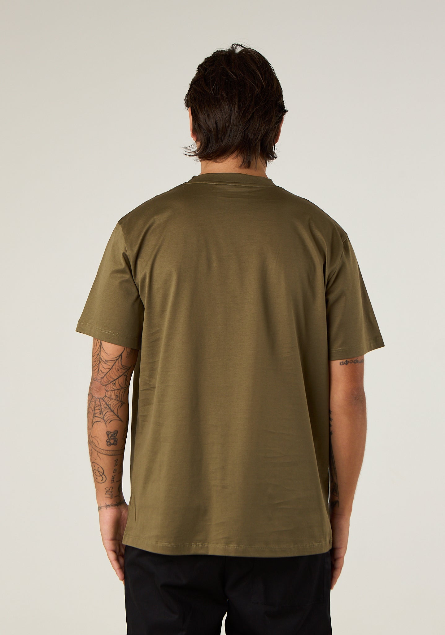 T-shirt basic in filo di scozia