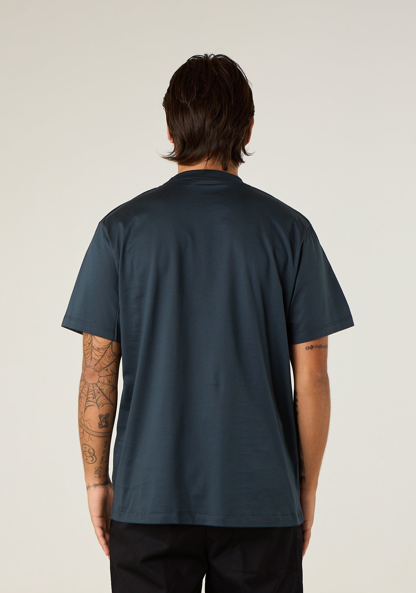 T-shirt basic in filo di scozia