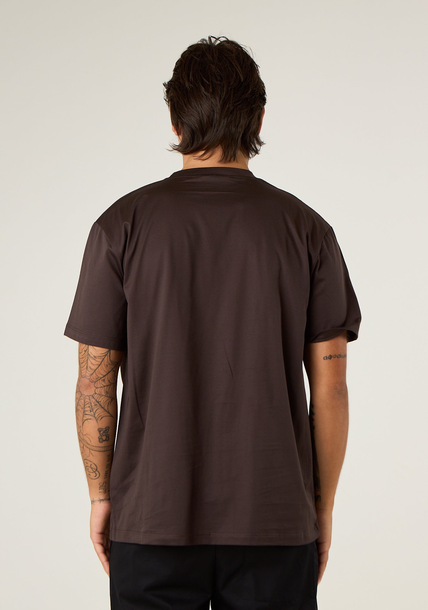 T-shirt basic in filo di scozia